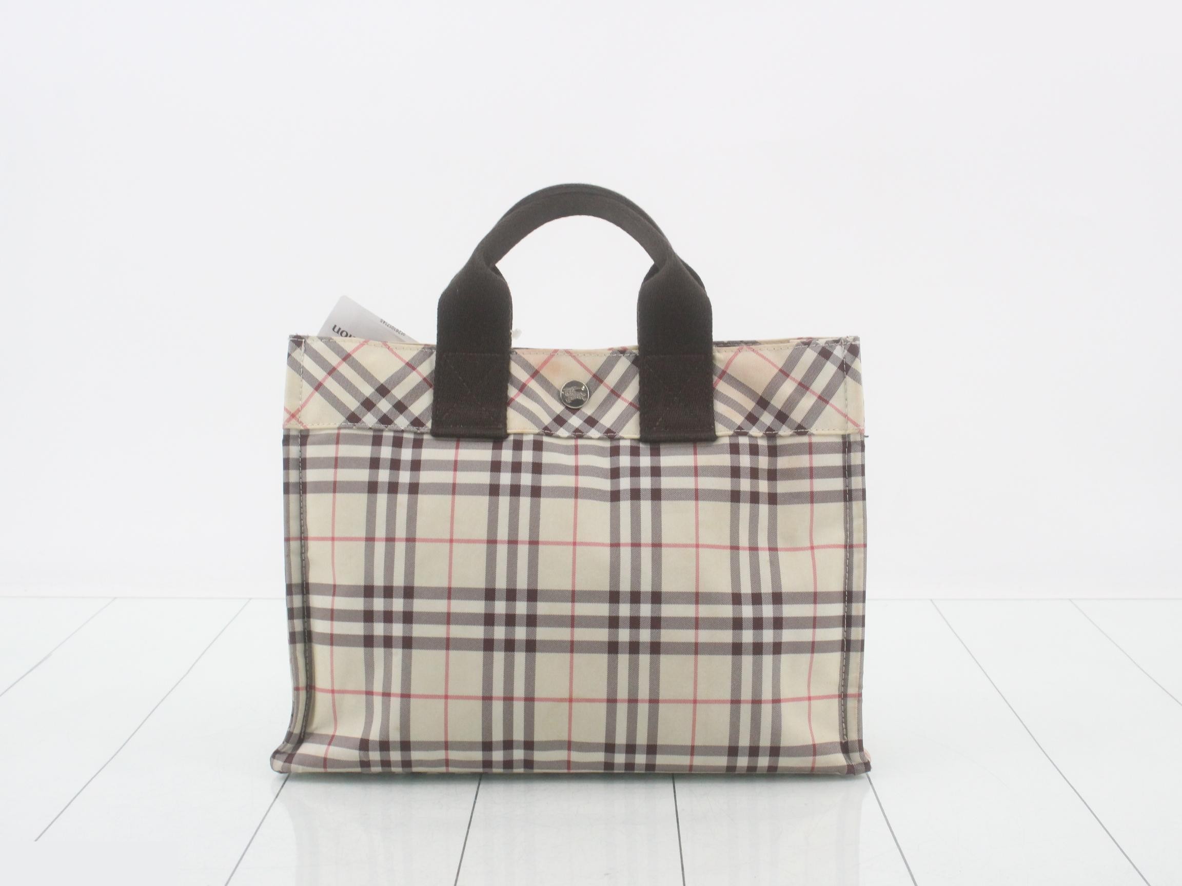 Nova Check Tote Bag — view 2