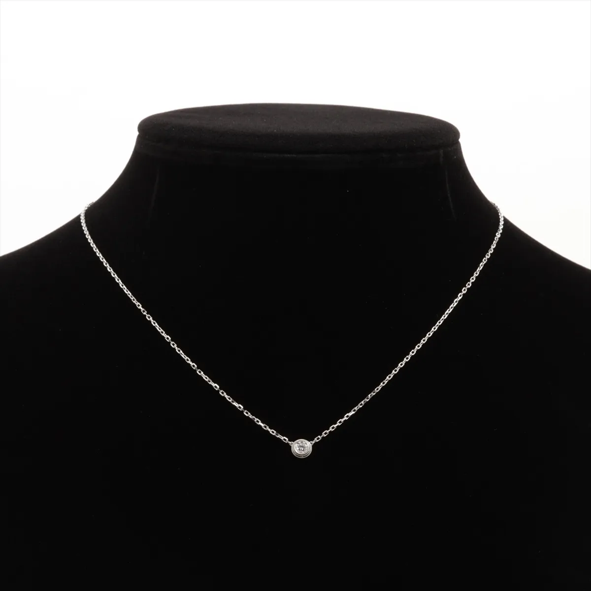 d'Amour LM Diamond Necklace 750(WG) 3.2g TUD860 — view 5