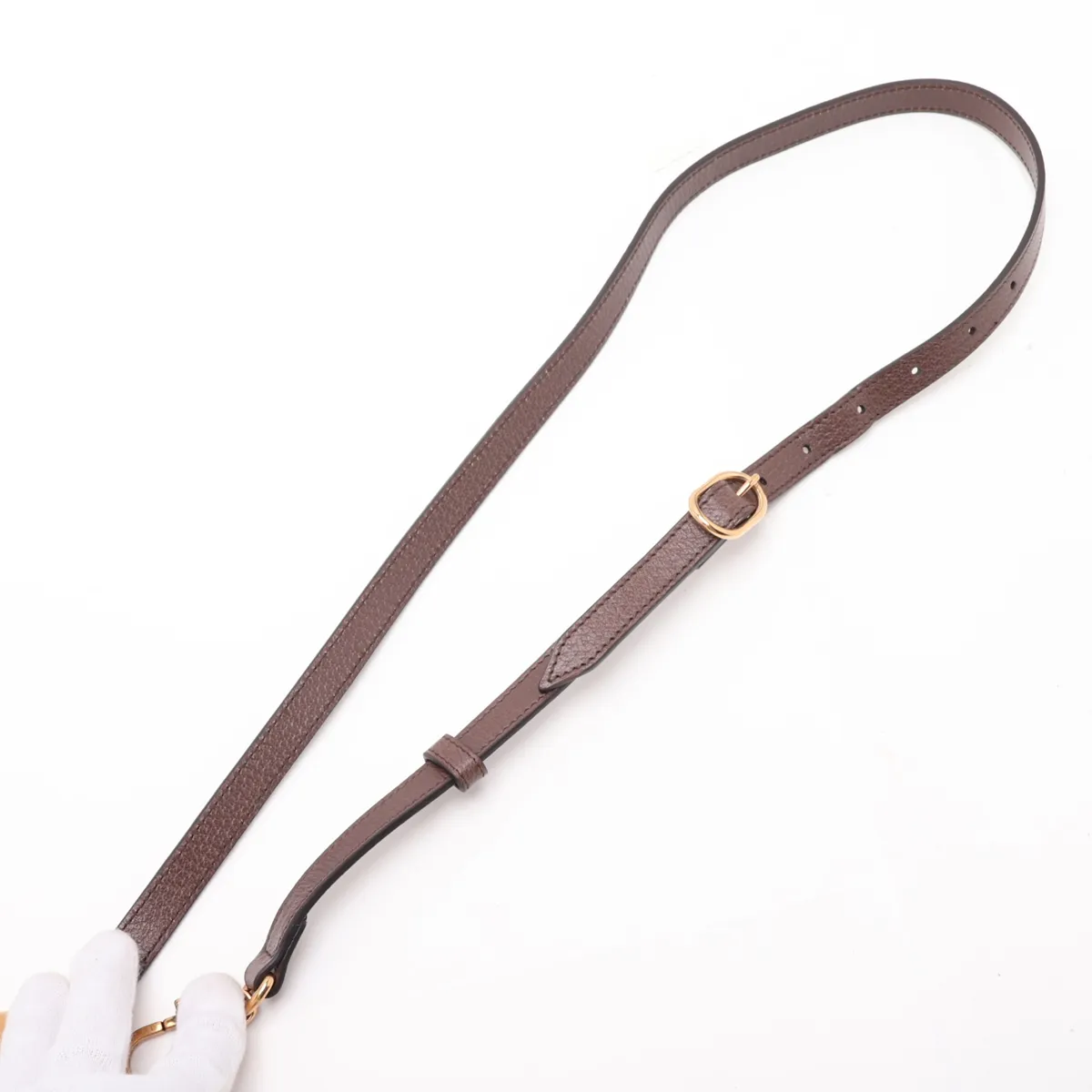 Bamboo Diana Canvas x Leather 2-Way Handbag, Brown 655661 — view 7