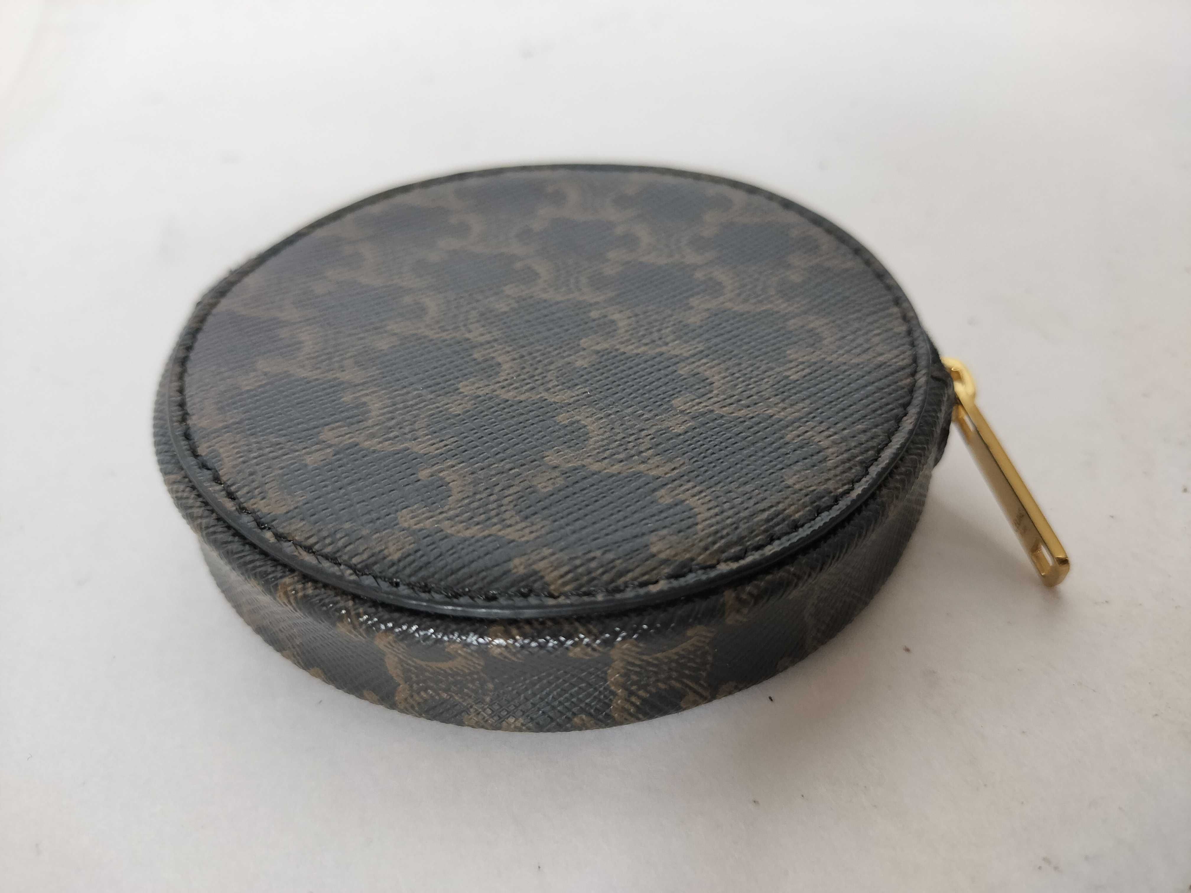 Coin Case Triomphe 10D222 Brown Coin Case — view 3
