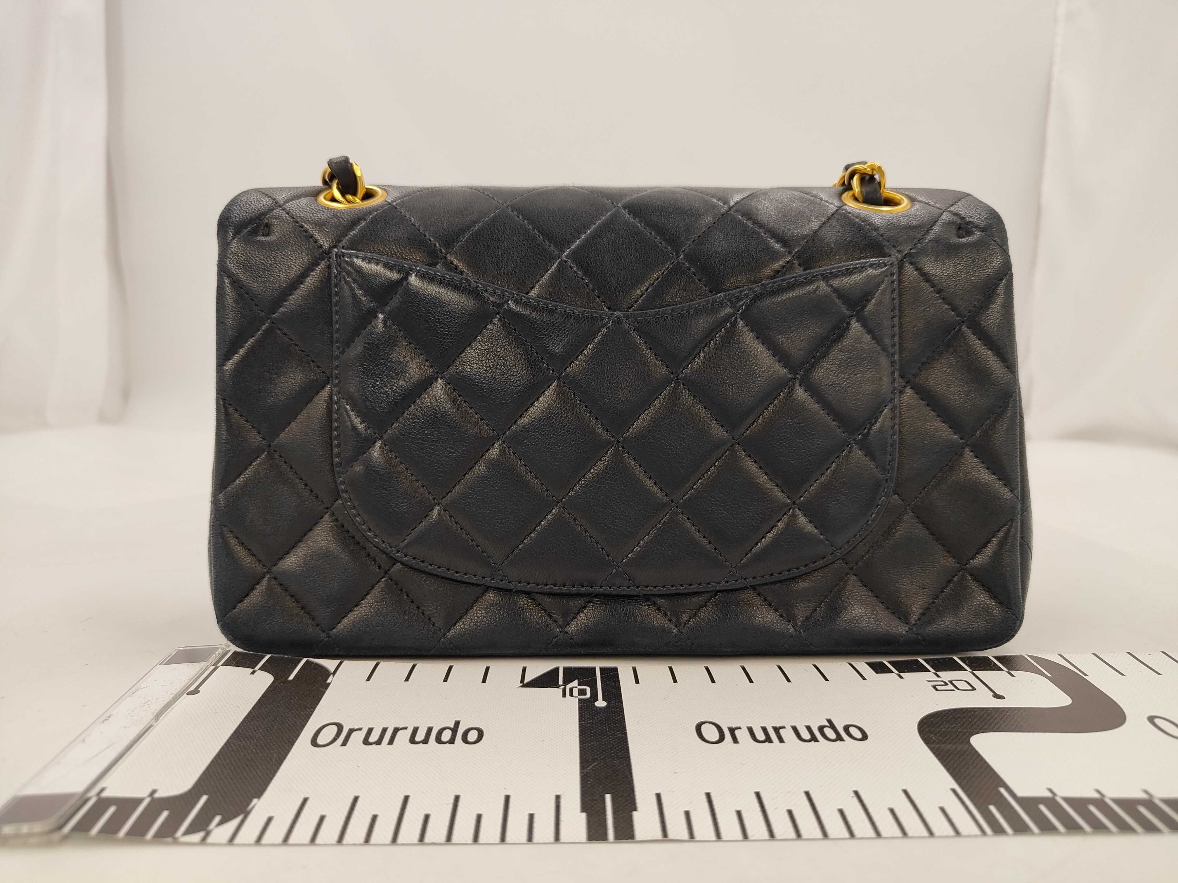 Lambskin Matelassé 23 Double Flap Double Chain Shoulder Bag — view 2