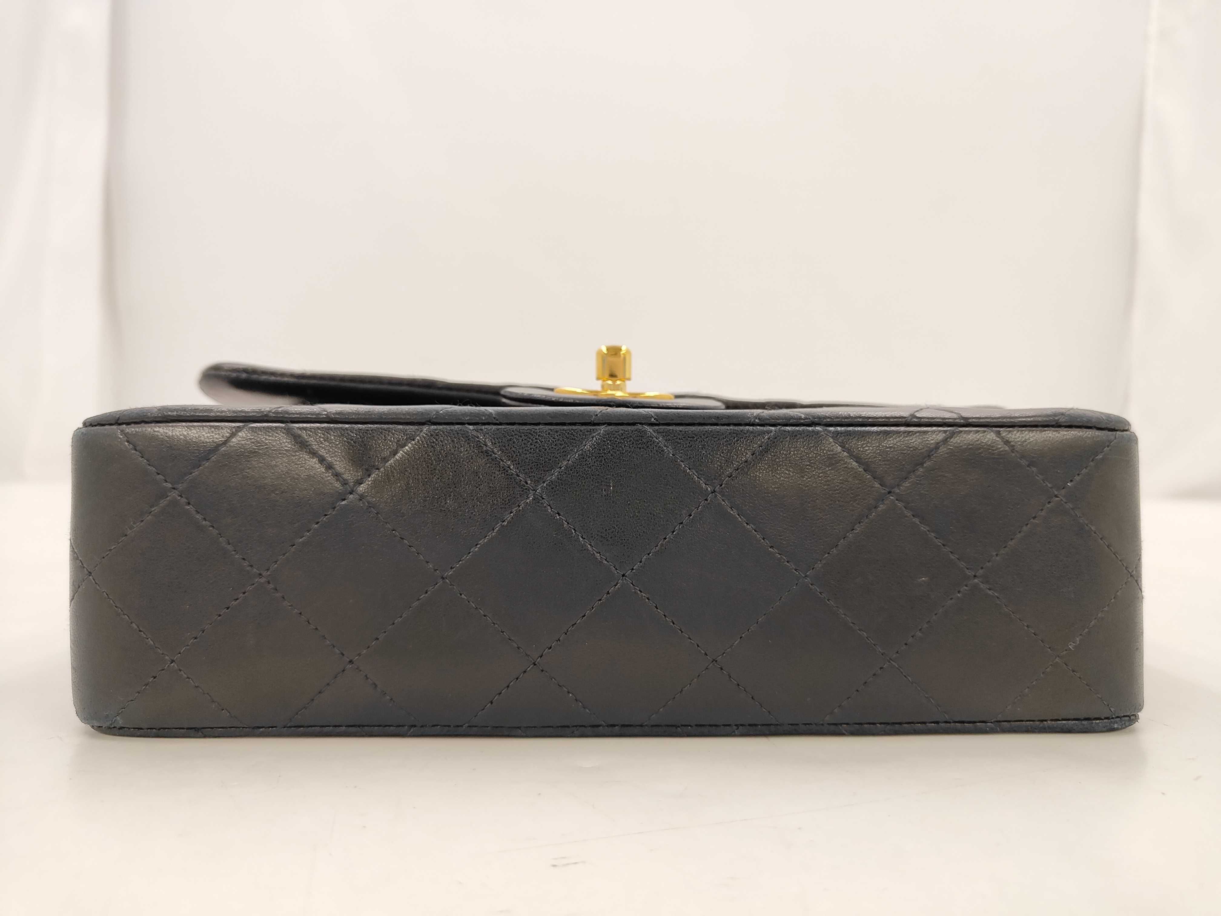 Lambskin Matelassé 23 Double Flap Double Chain Shoulder Bag — view 3