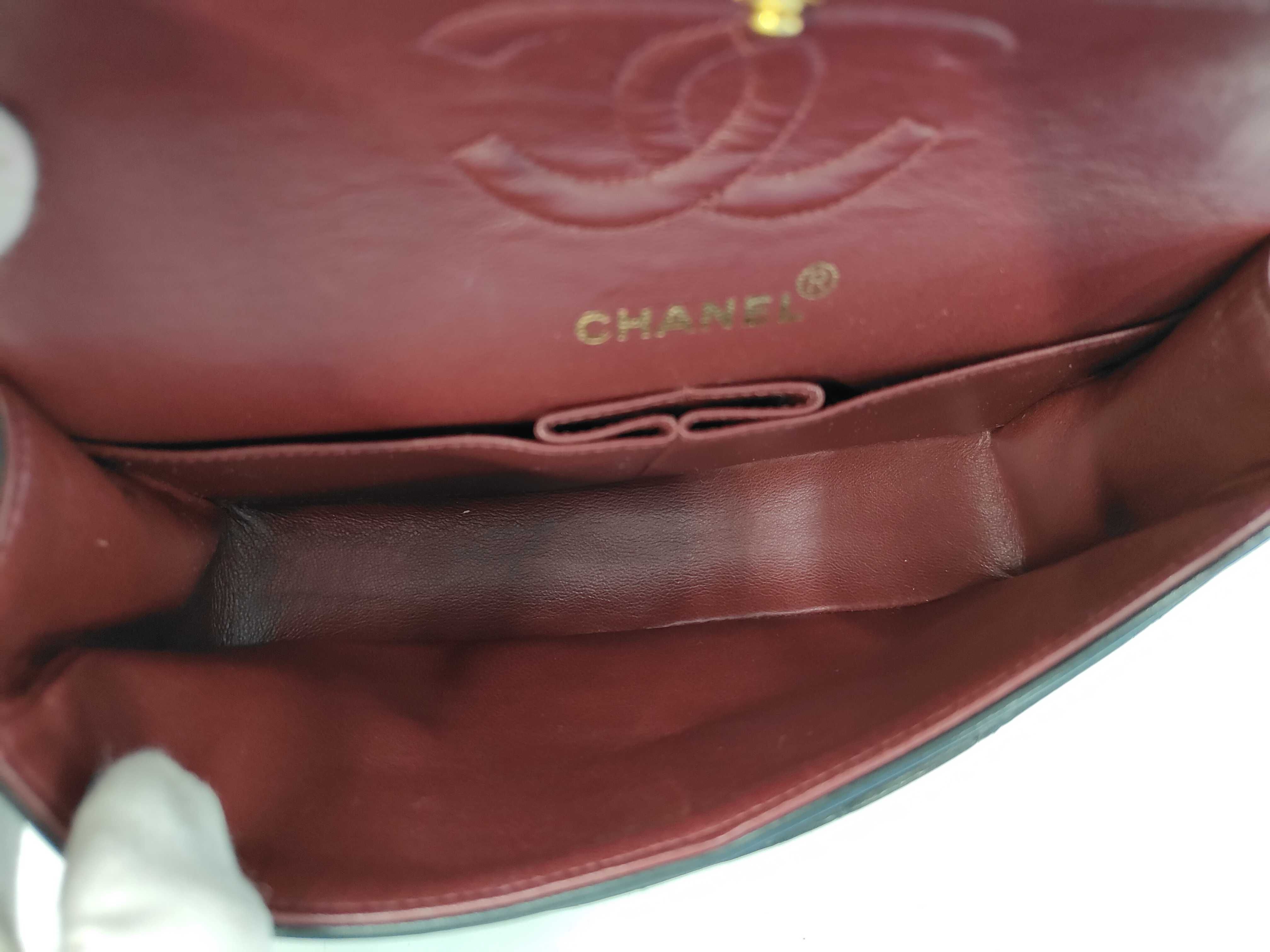 Lambskin Matelassé 23 Double Flap Double Chain Shoulder Bag — view 10