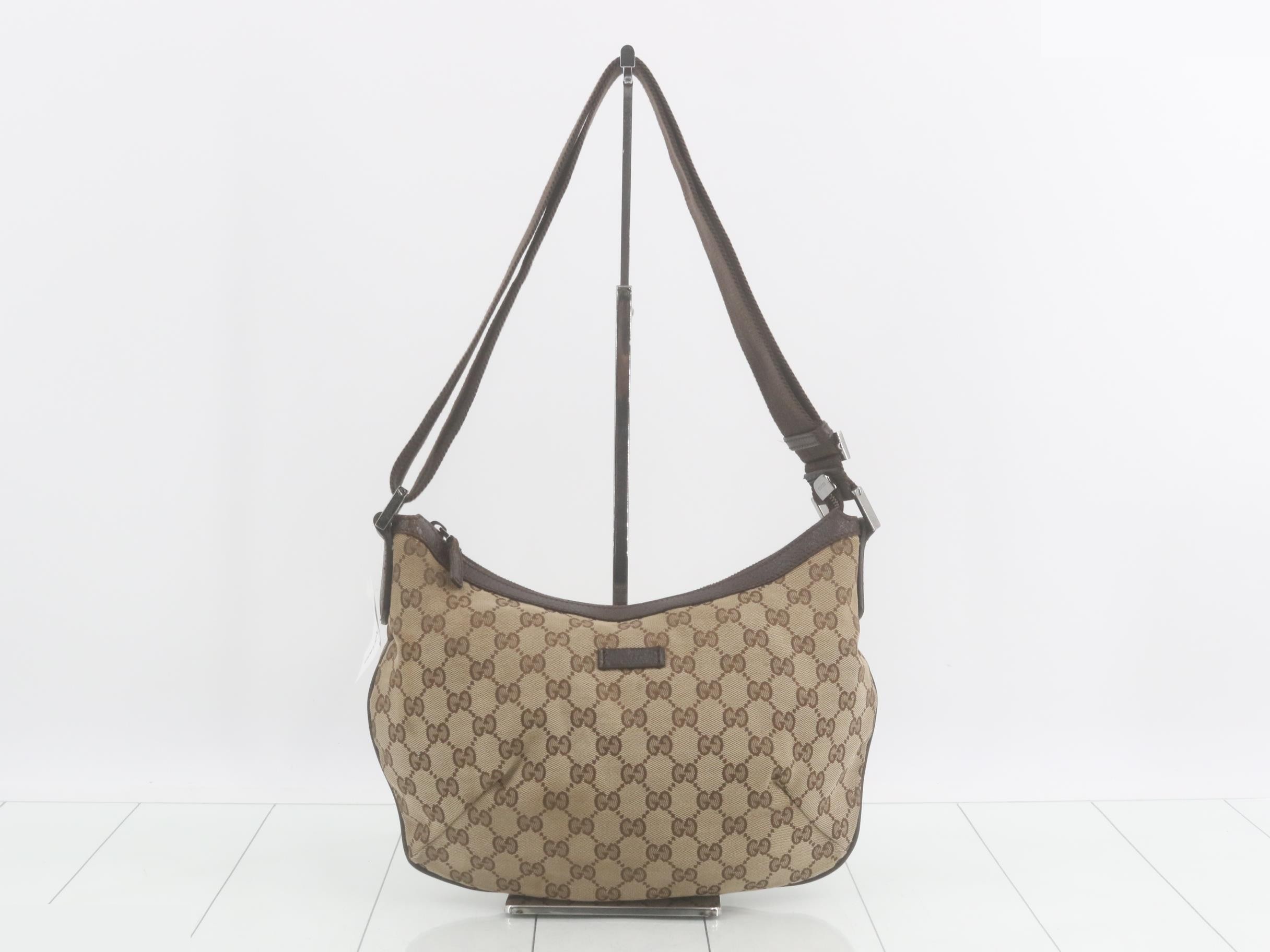 Hobo under-strap bag, brown