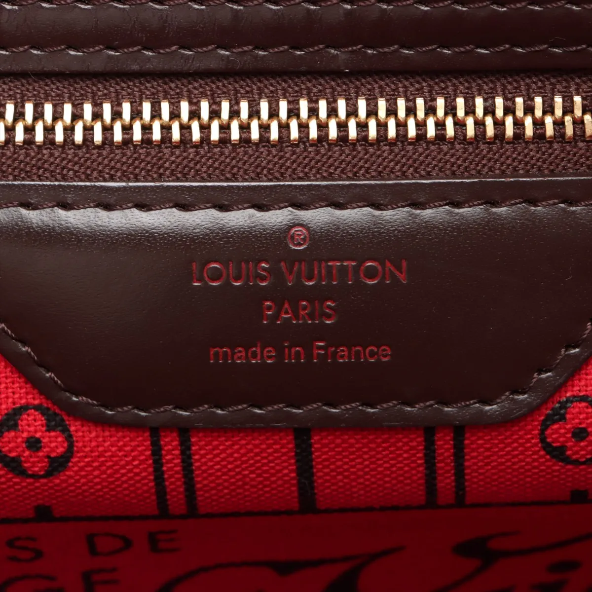 Damier Neverfull MM N51105 SA2132 Brown — view 9
