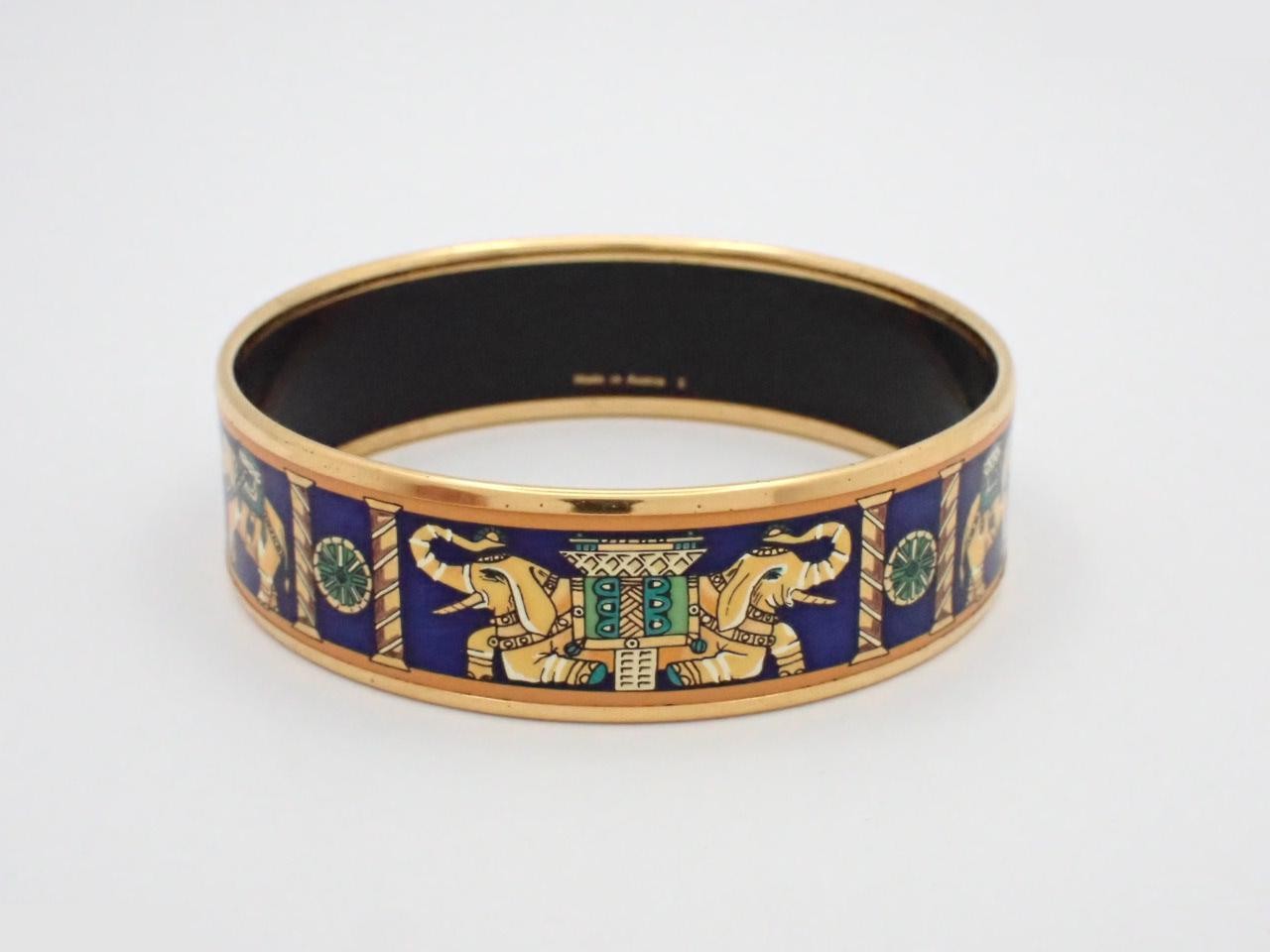 Enamel Bangle - Elephant — view 2