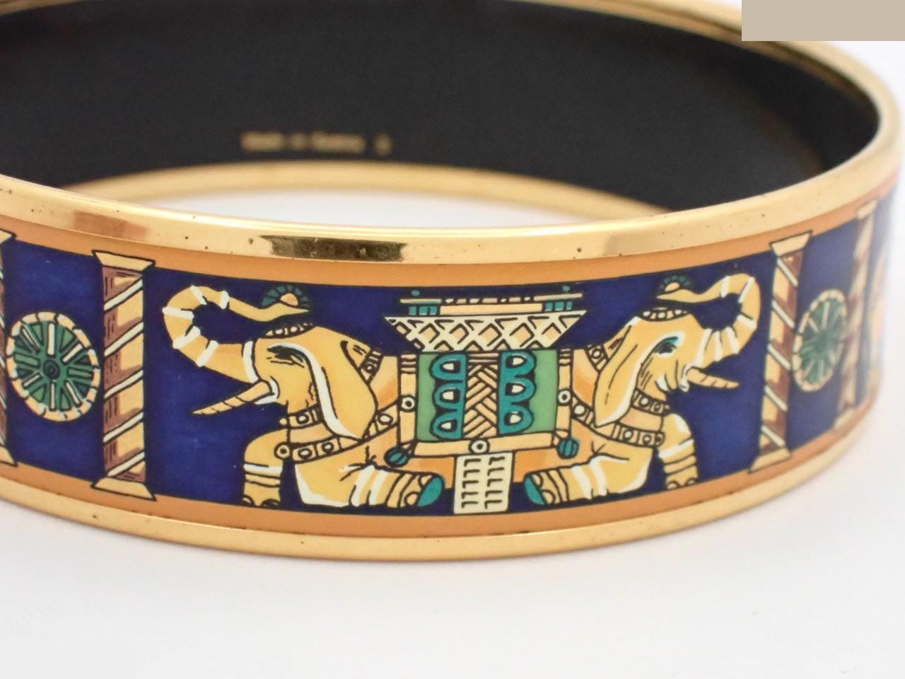 Enamel Bangle - Elephant — view 3