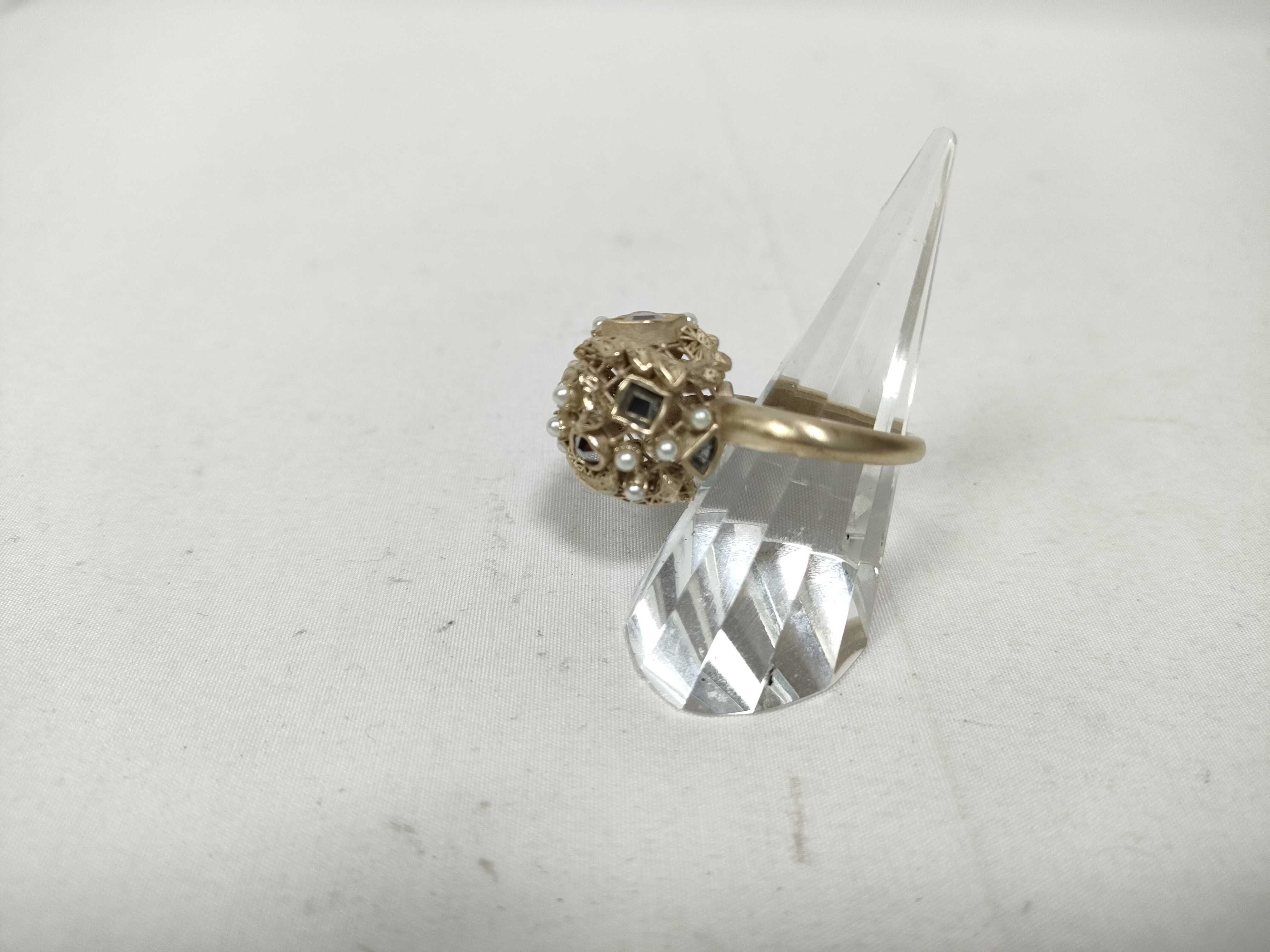 D-Renaissance Pearl Ring, Size M — view 2