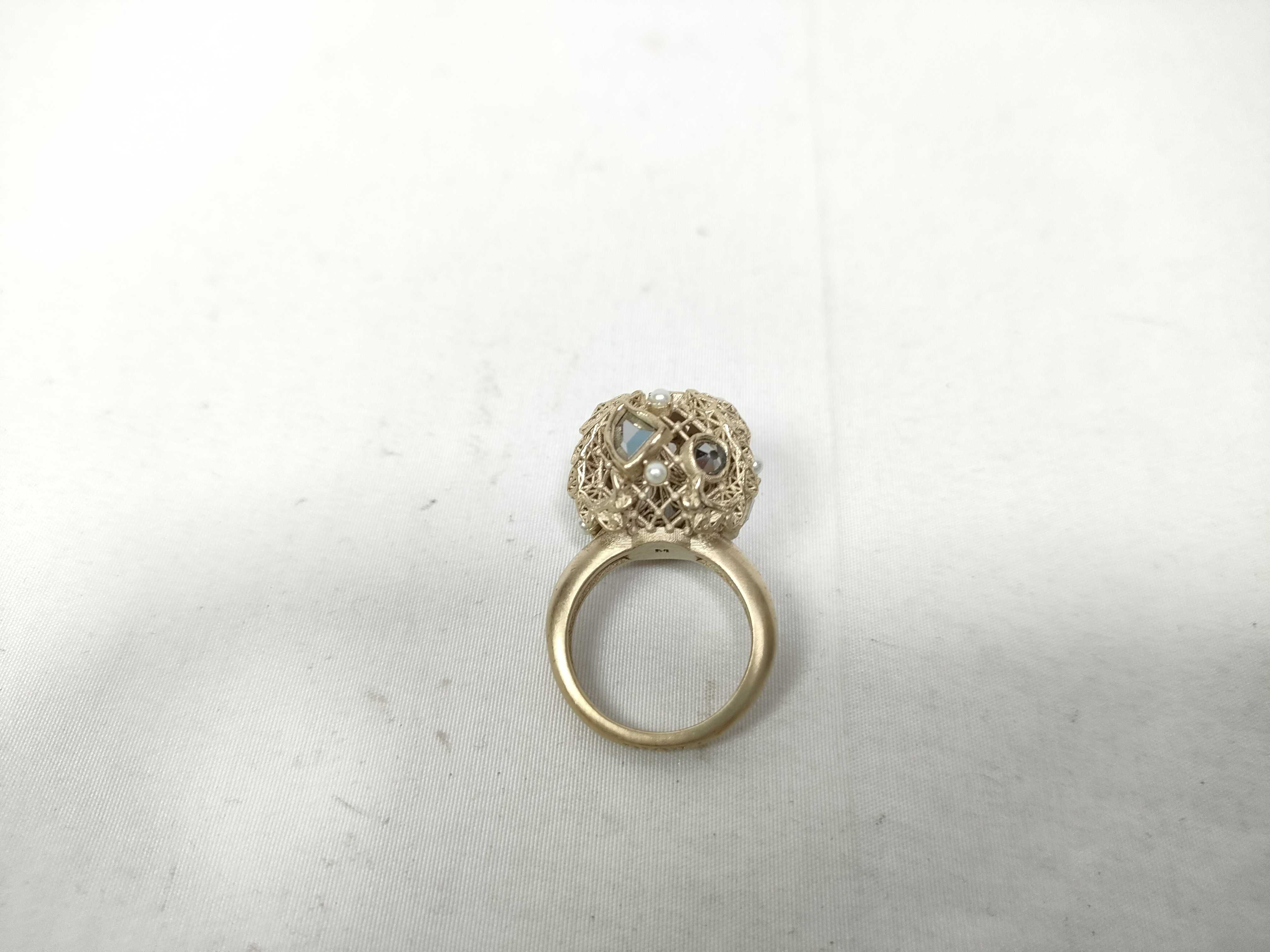 D-Renaissance Pearl Ring, Size M — view 4