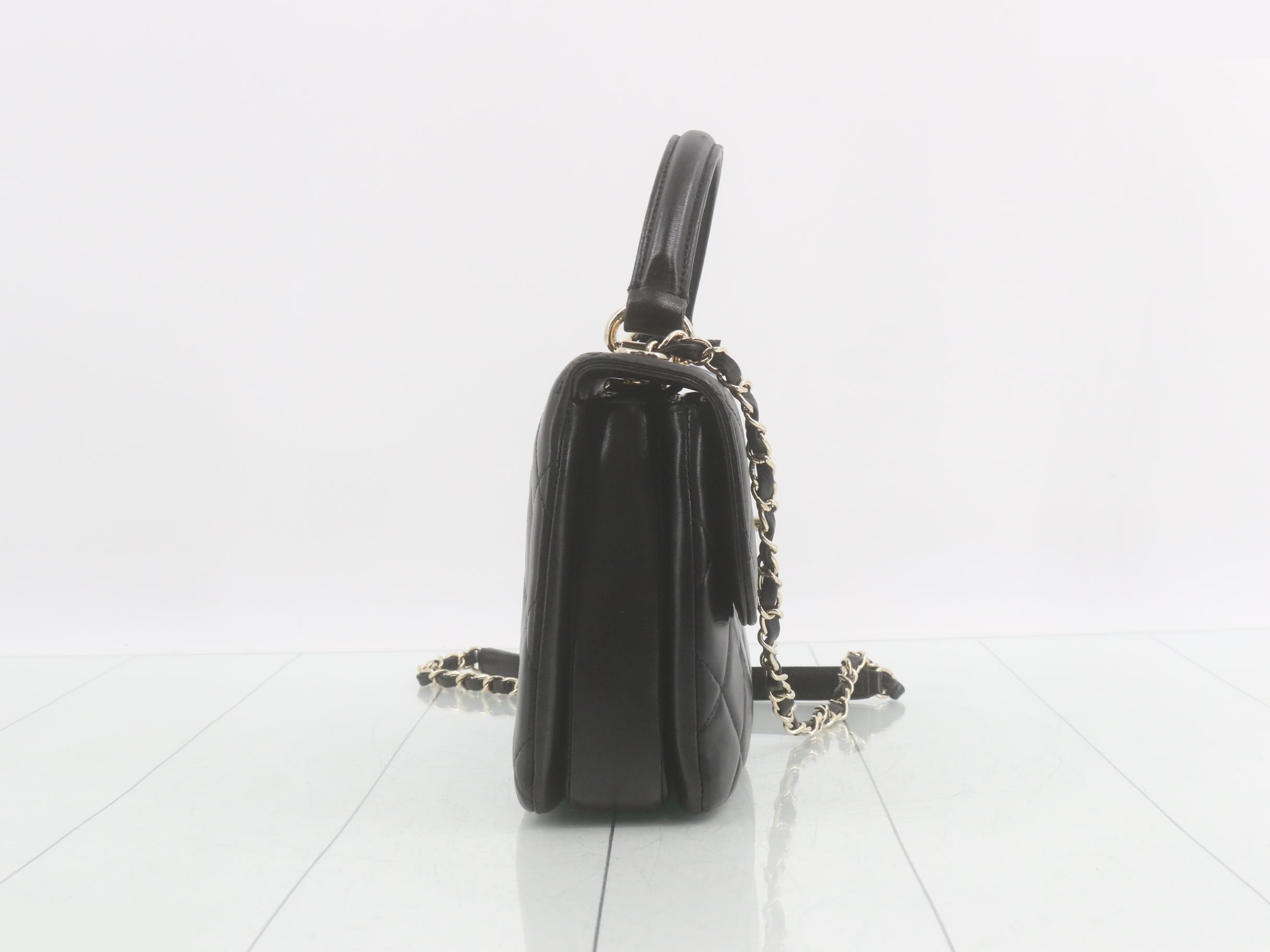 Trendy CC Leather 2-Way Handbag — view 4