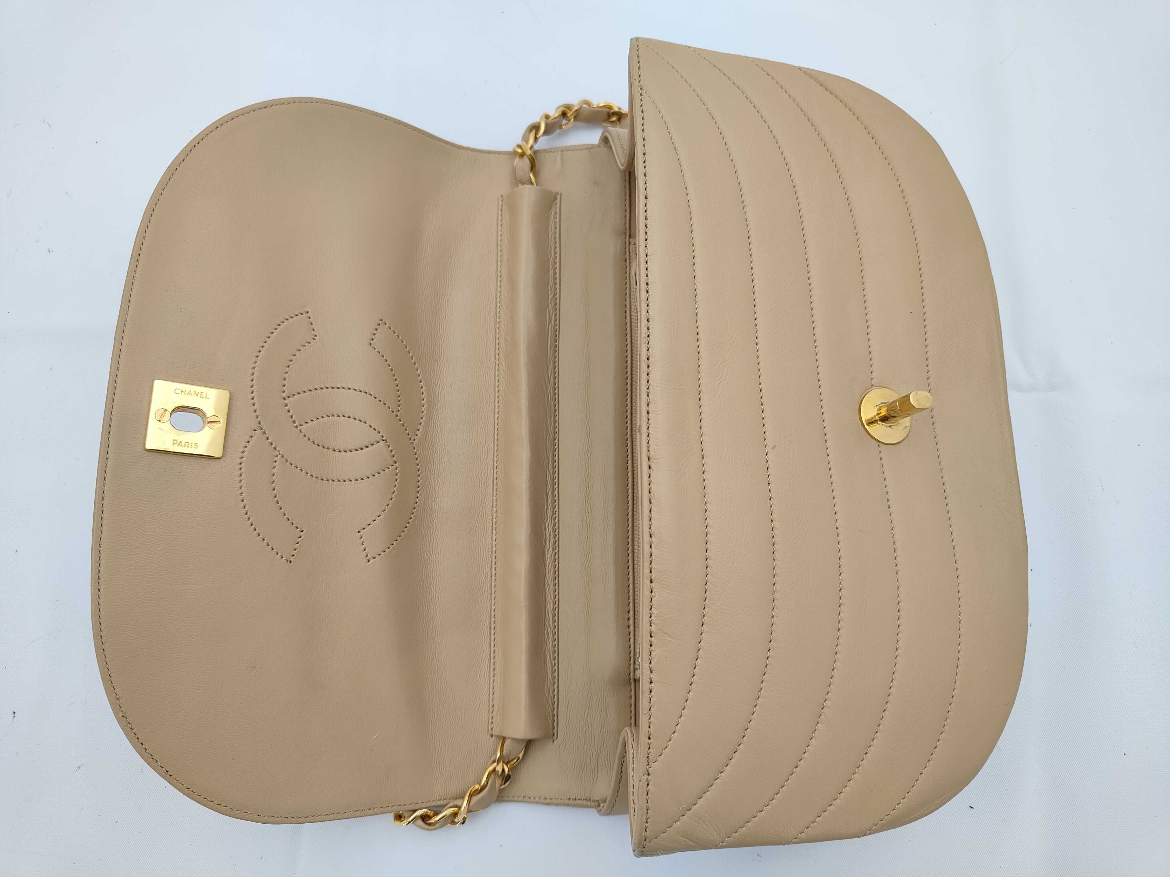 Half Moon Beige Shoulder Bag — view 12
