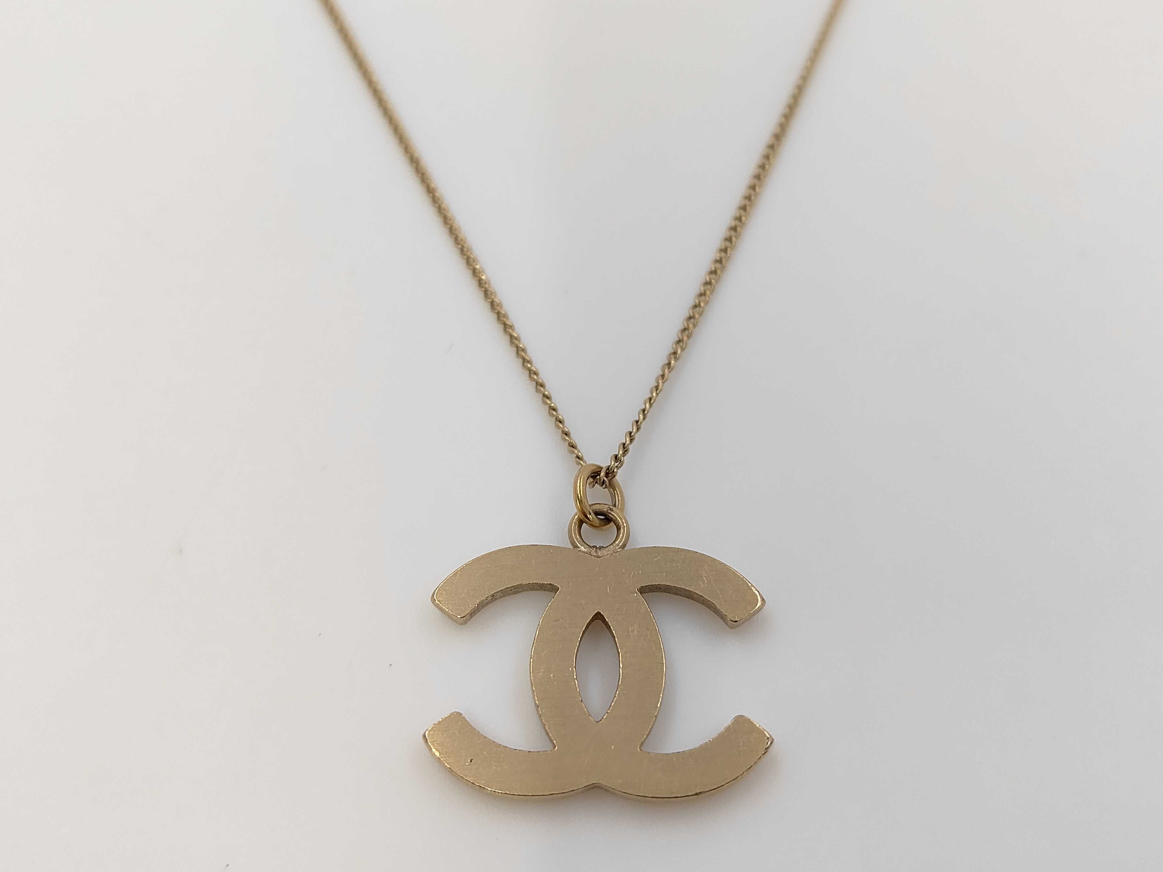 necklace, Coco Mark, rhinestone, gold, B11A necklace — view 2