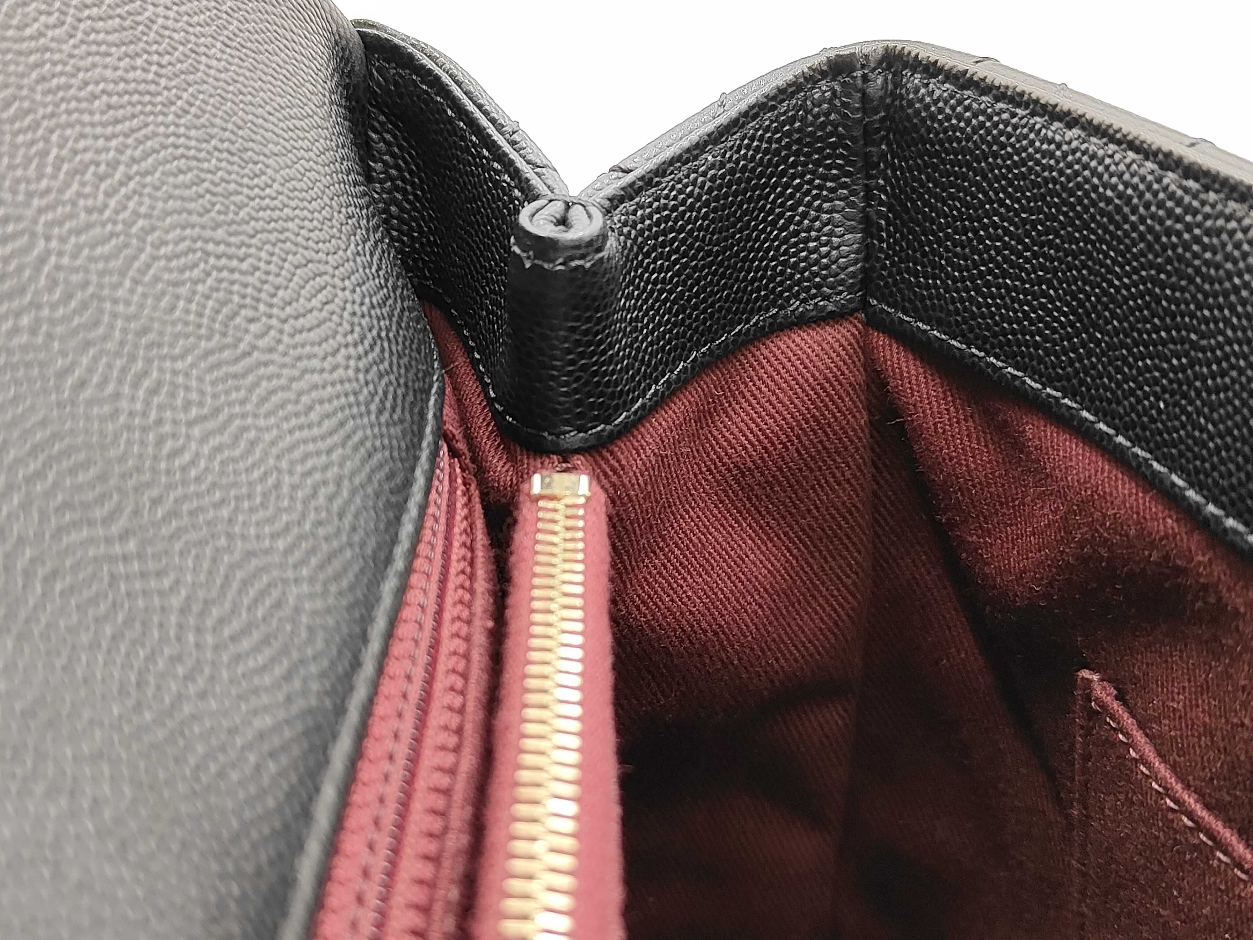 Black Caviar Leather GP Hardware Coco Handle Single Flap 24 Series A92992 Chain 2-Way Bag — view 11