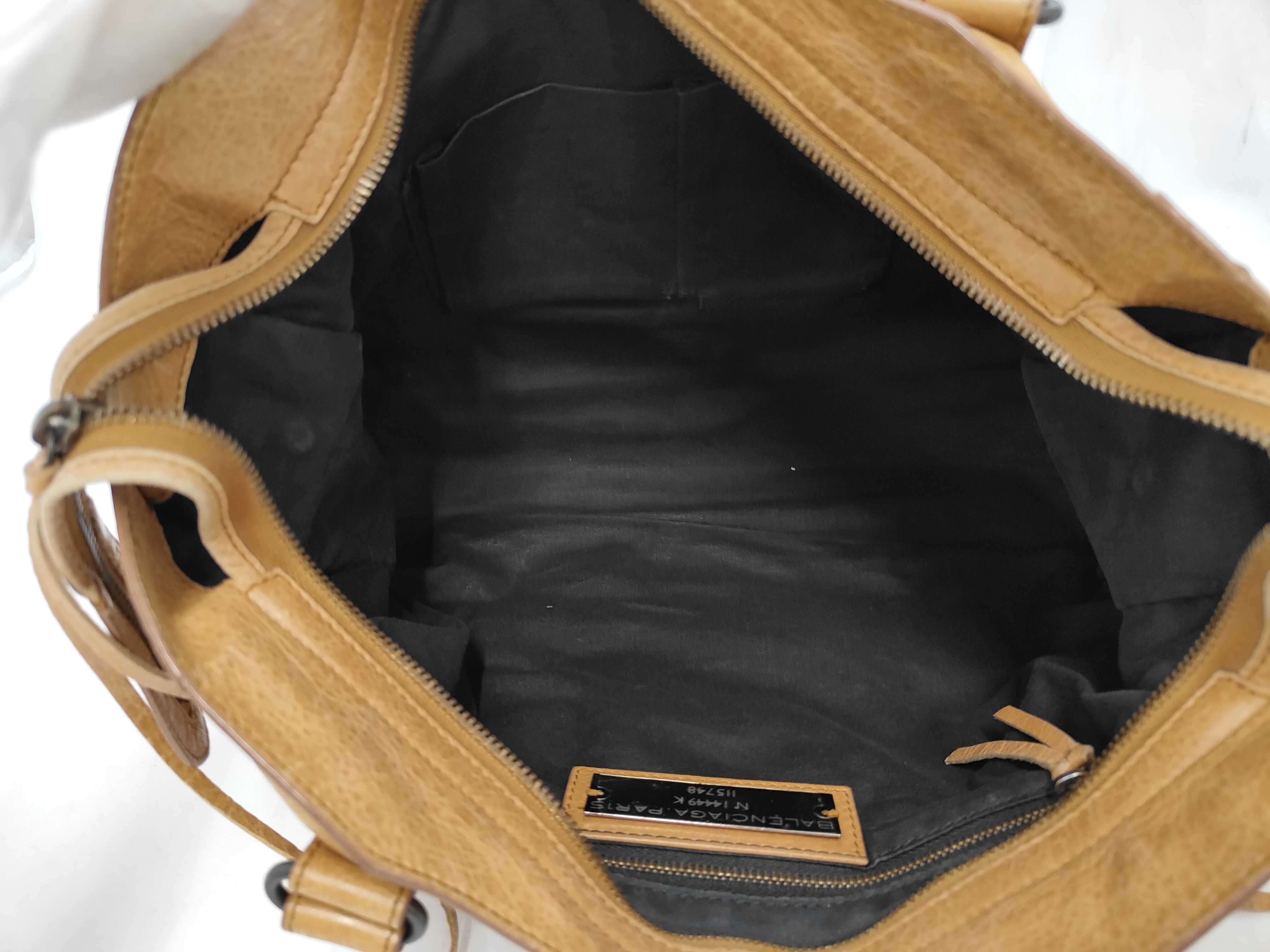 The City Camel Shoulder Bag with Mirror and Shoulder Strap — view 11
