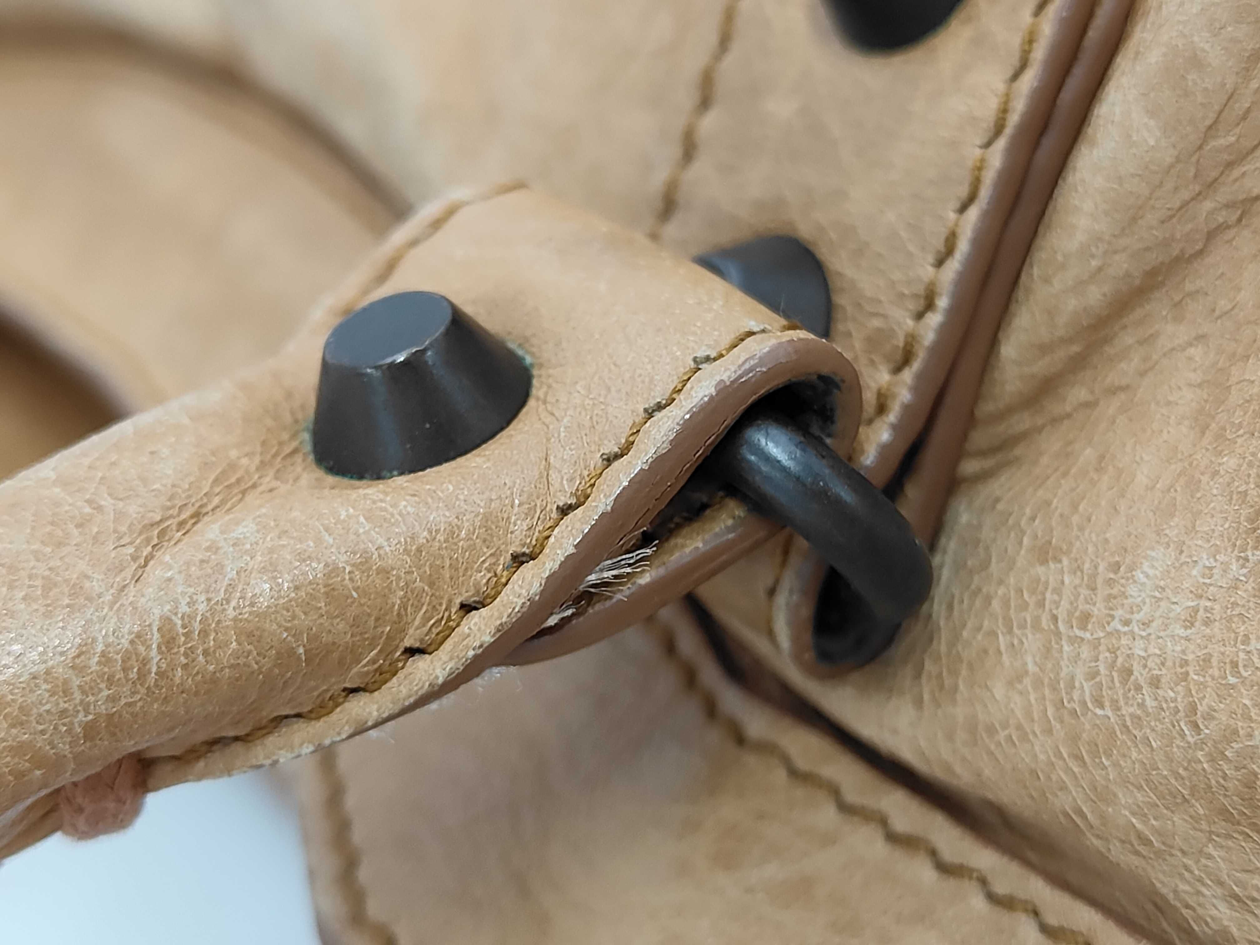 The City Camel Shoulder Bag with Mirror and Shoulder Strap — view 6