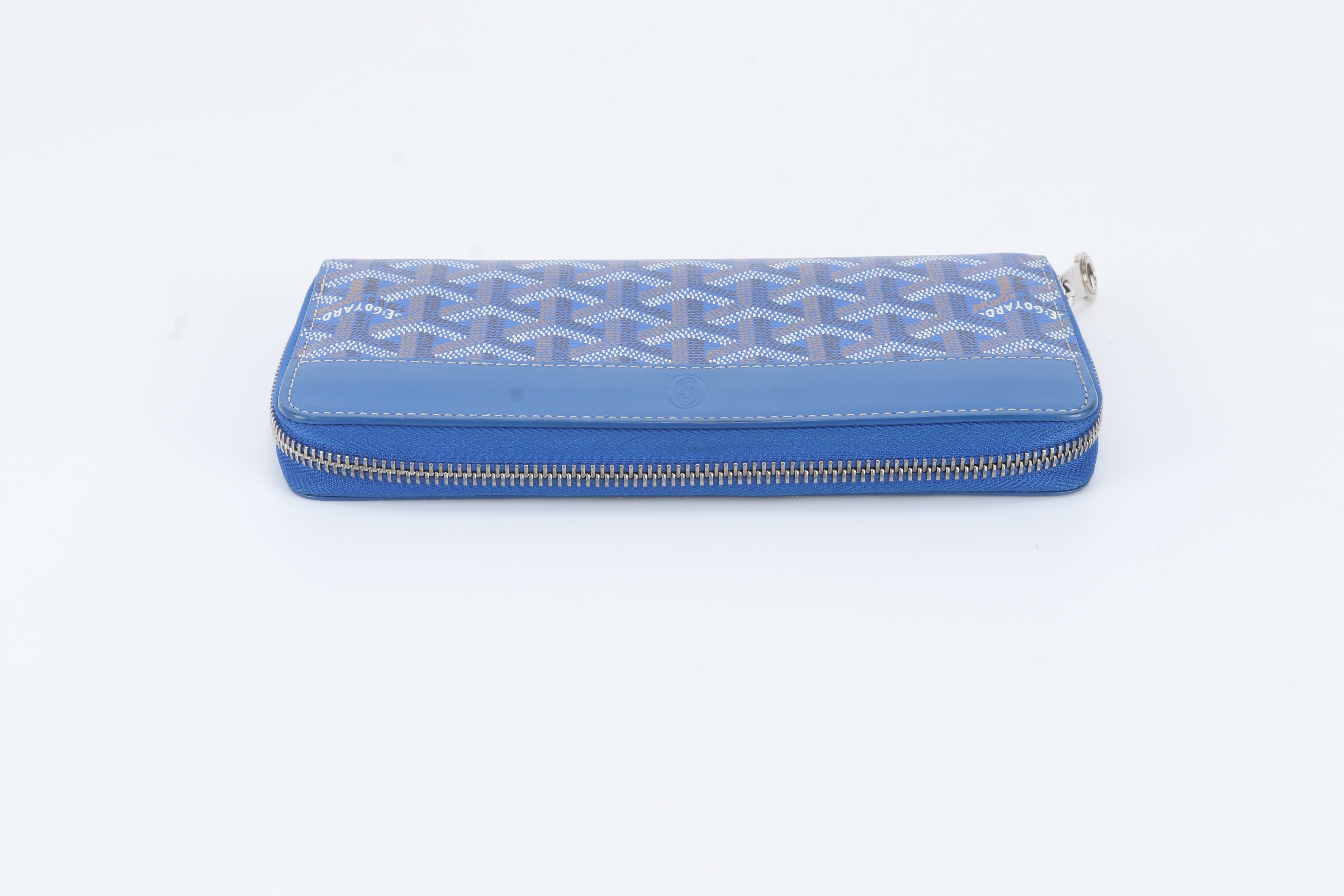 Matignon Zip GM Herringbone Leather Long Wallet — view 5