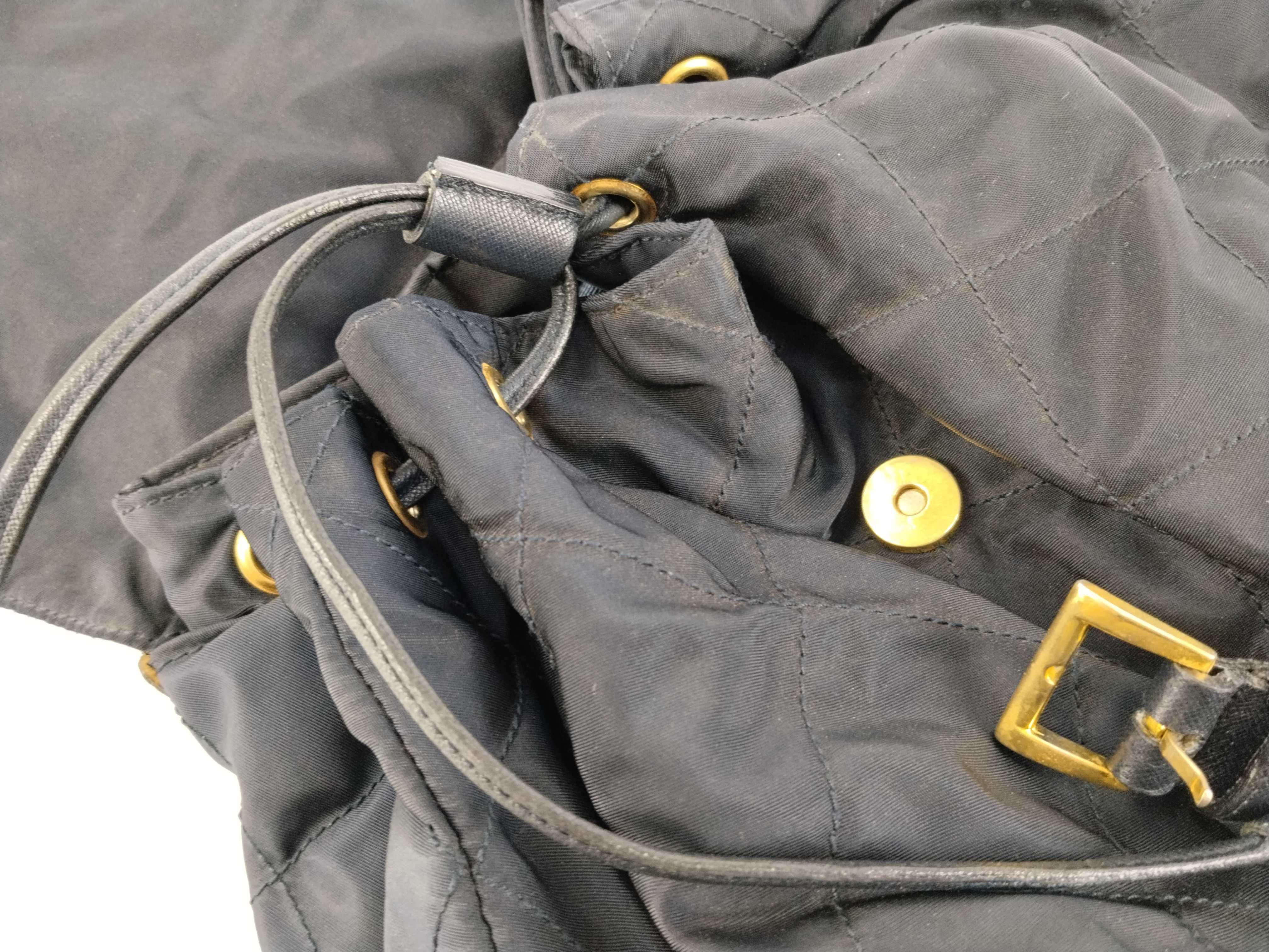 nylon backpack, quilted backpack. — view 9