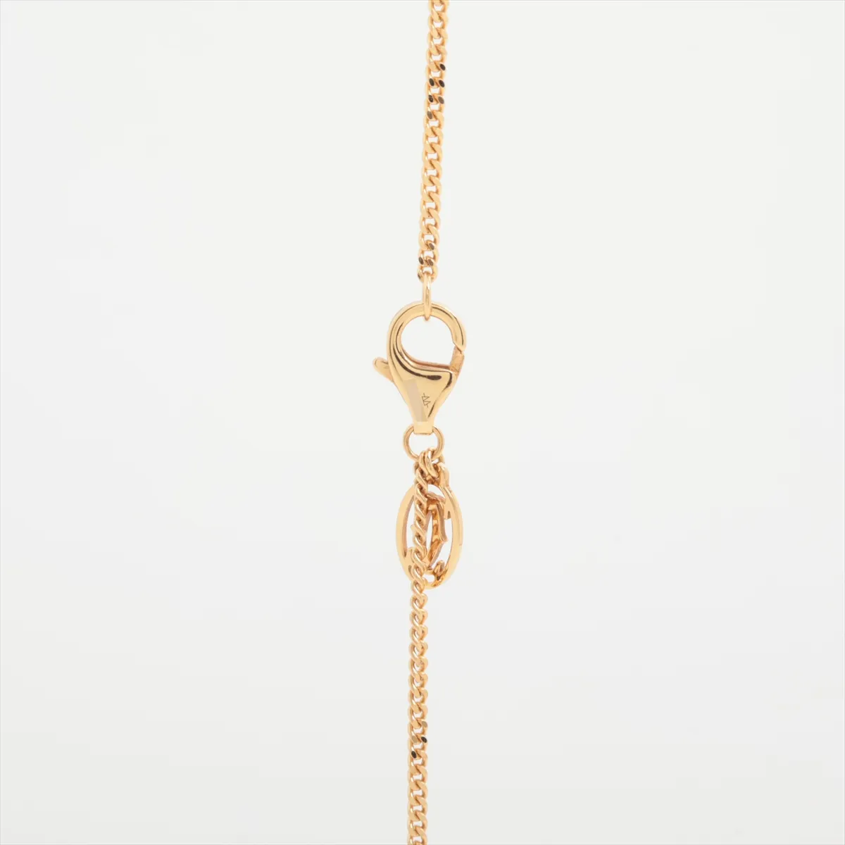 Trinity Cushion Necklace 750 (Yellow Gold x Pink Gold x White Gold) 10.7g 952ANW — view 3