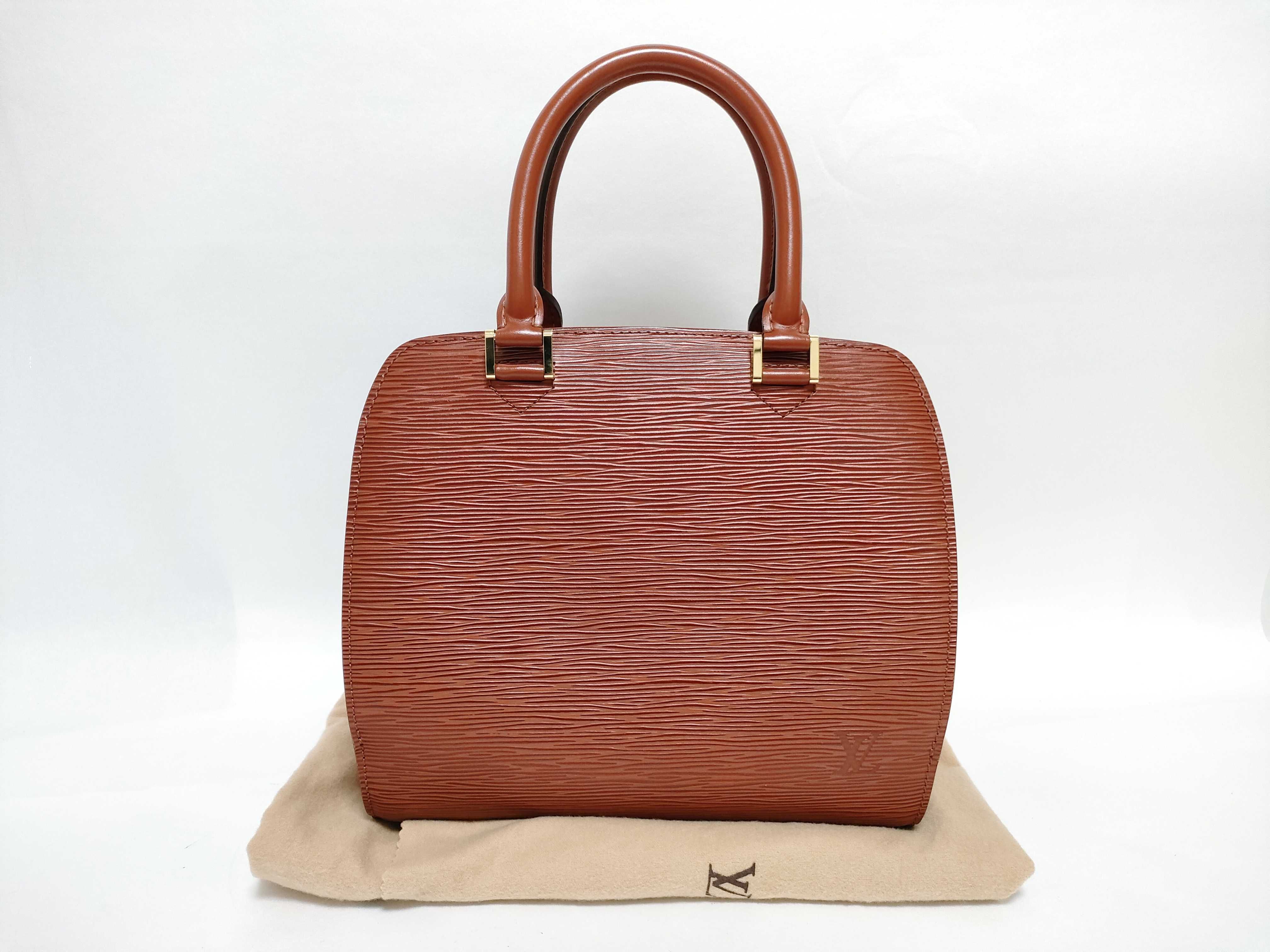 Epi Kenya Brown Epi Line Pont Neuf Handbag