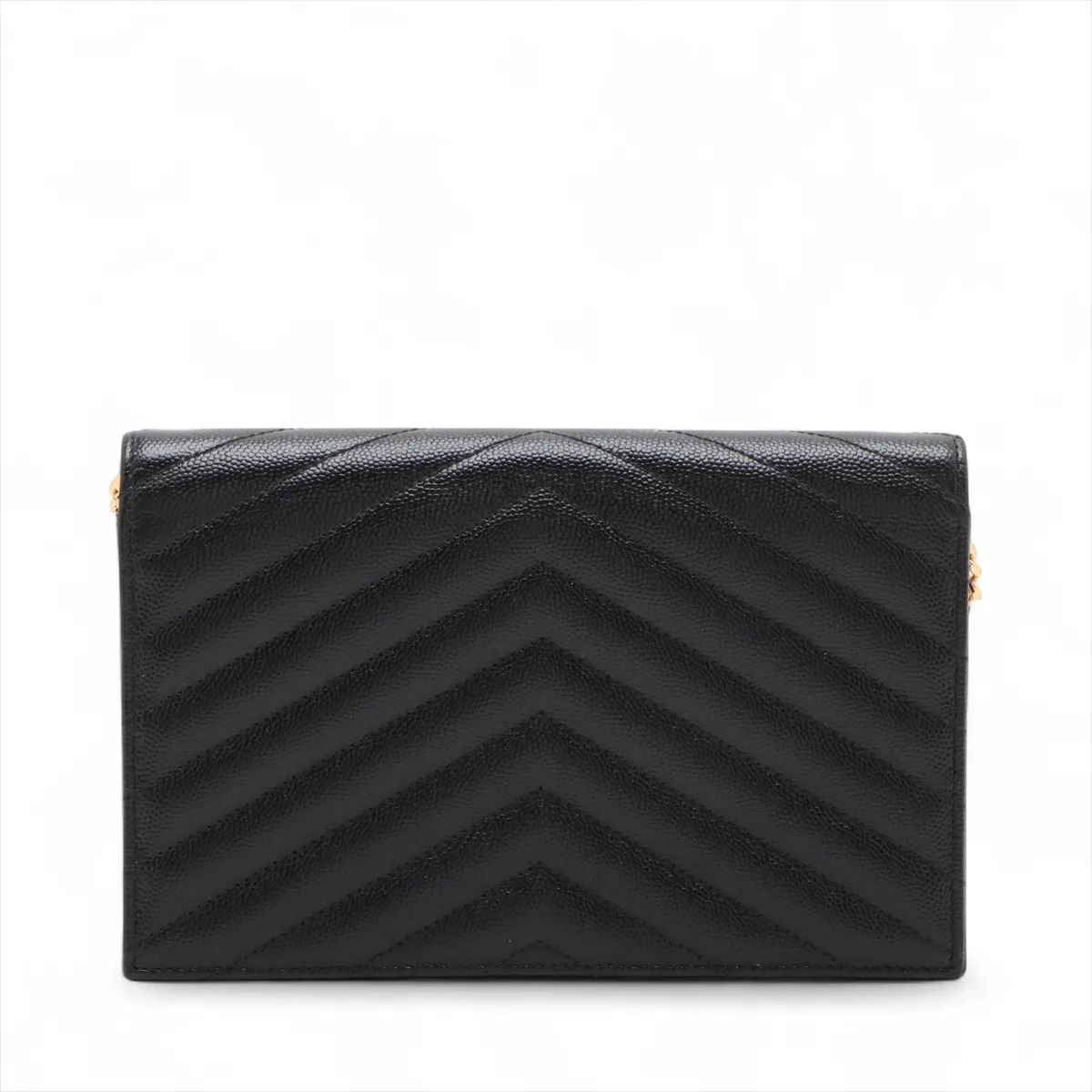 Cassandra Leather Chain Wallet Black 742920 — view 2