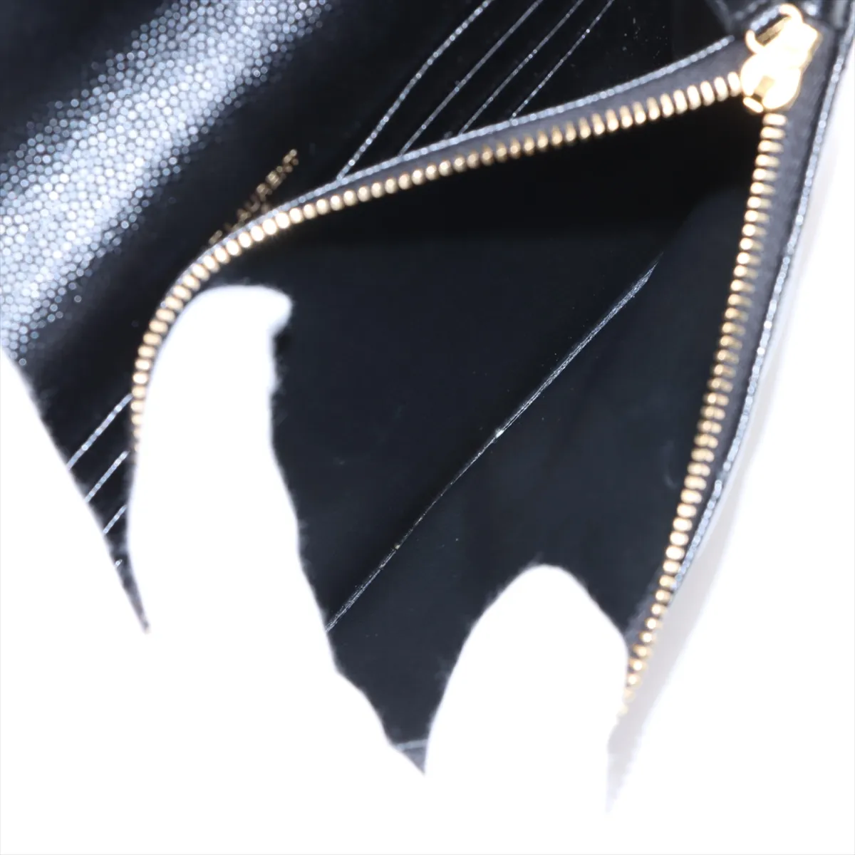 Cassandra Leather Chain Wallet Black 742920 — view 8
