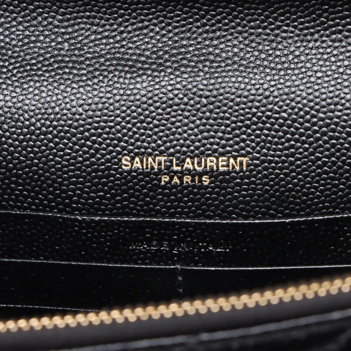 Cassandra Leather Chain Wallet Black 742920 — view 9