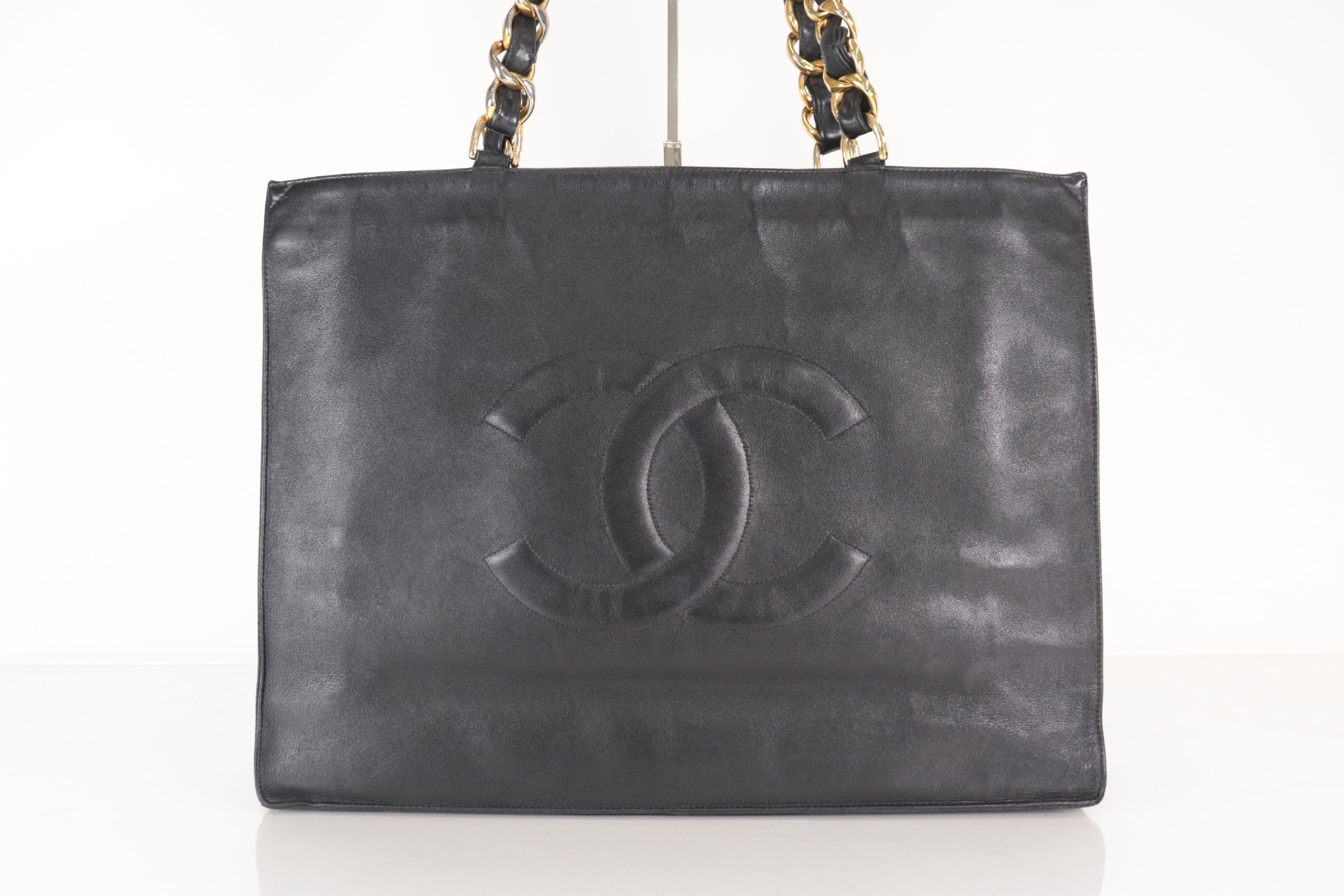 Large Coco Big Chain Tote Lambskin Tote Bag (Series 4) — view 2