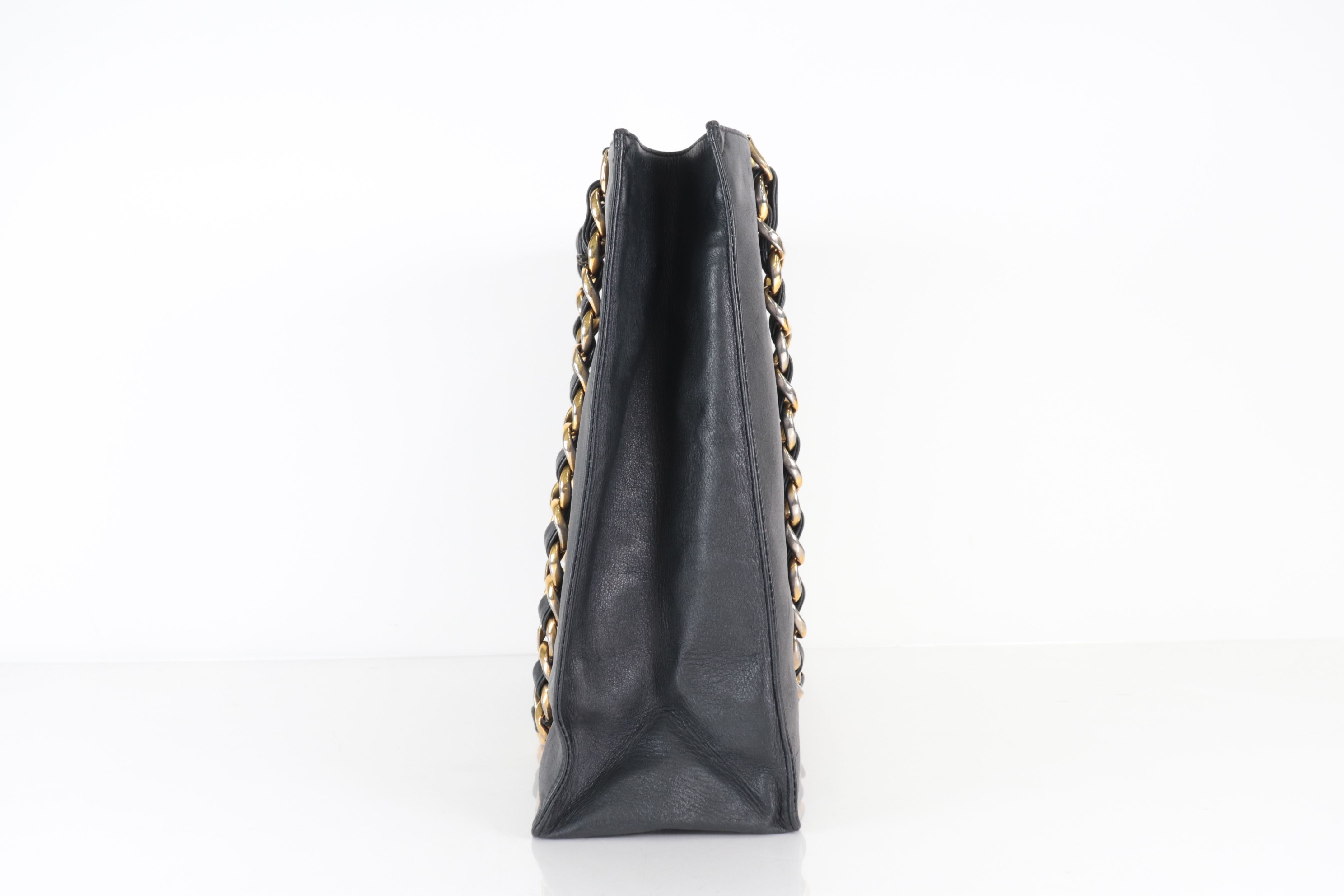 Large Coco Big Chain Tote Lambskin Tote Bag (Series 4) — view 4
