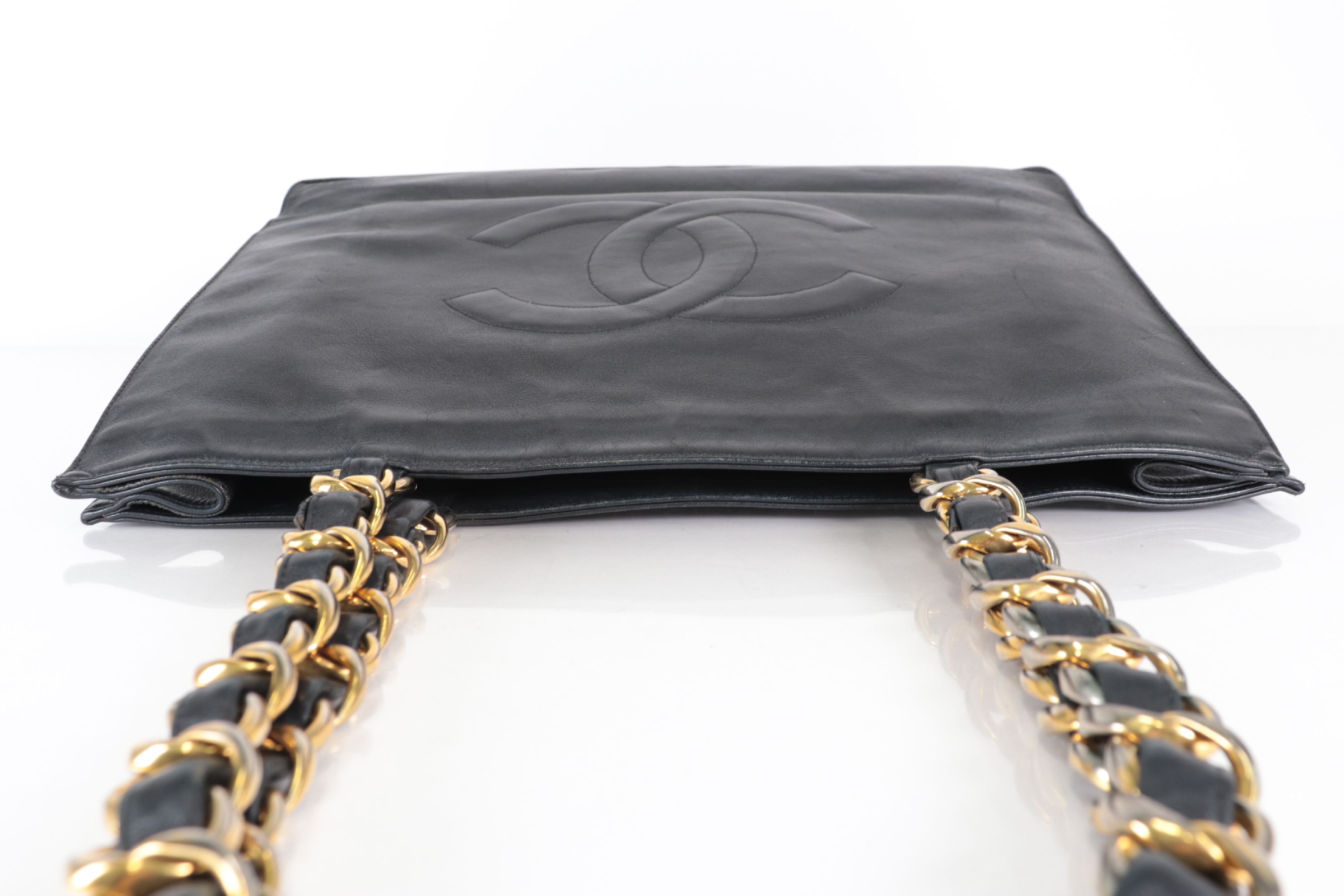 Large Coco Big Chain Tote Lambskin Tote Bag (Series 4) — view 5