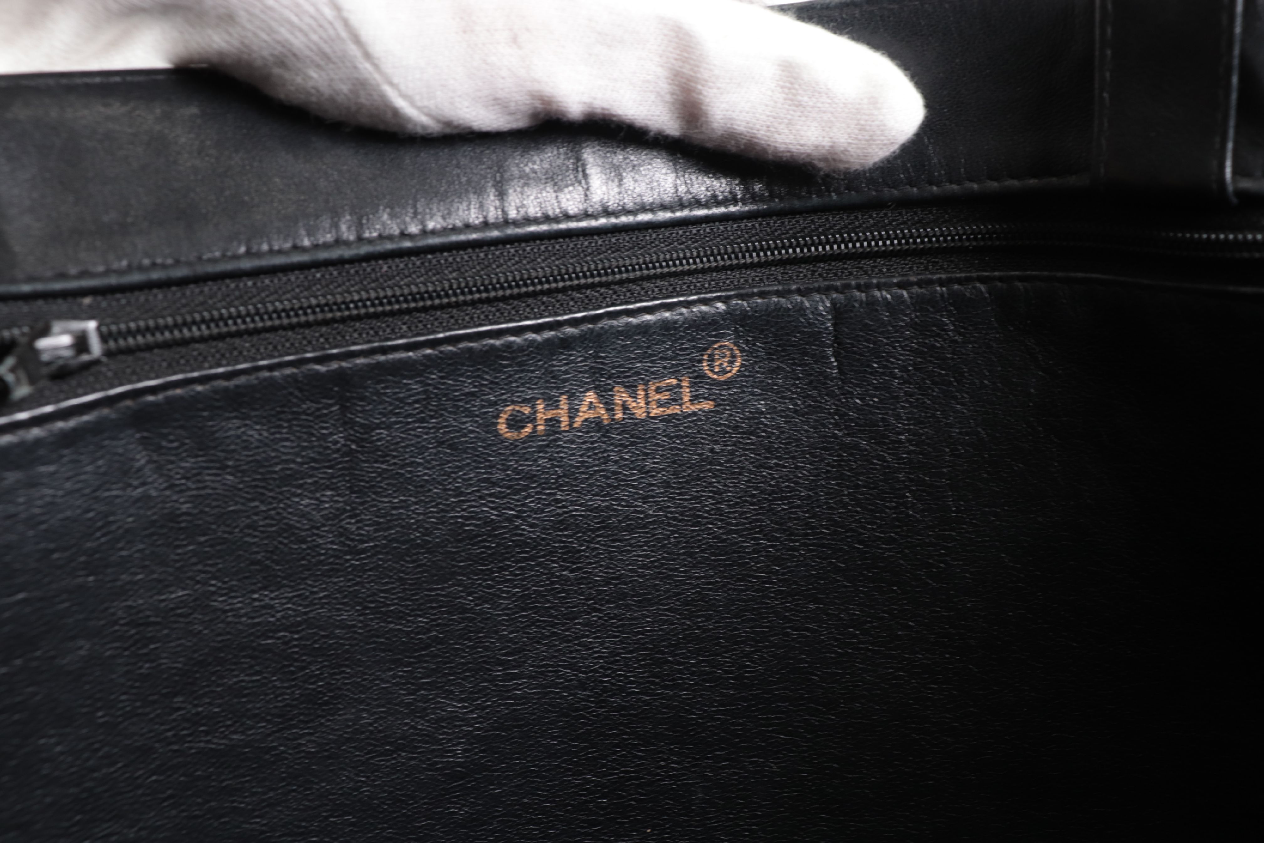 Large Coco Big Chain Tote Lambskin Tote Bag (Series 4) — view 7