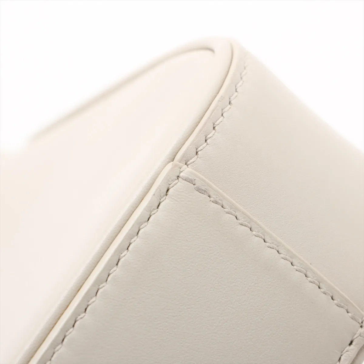 Mini Hobo Leather Shoulder Bag Beige 710318 — view 8