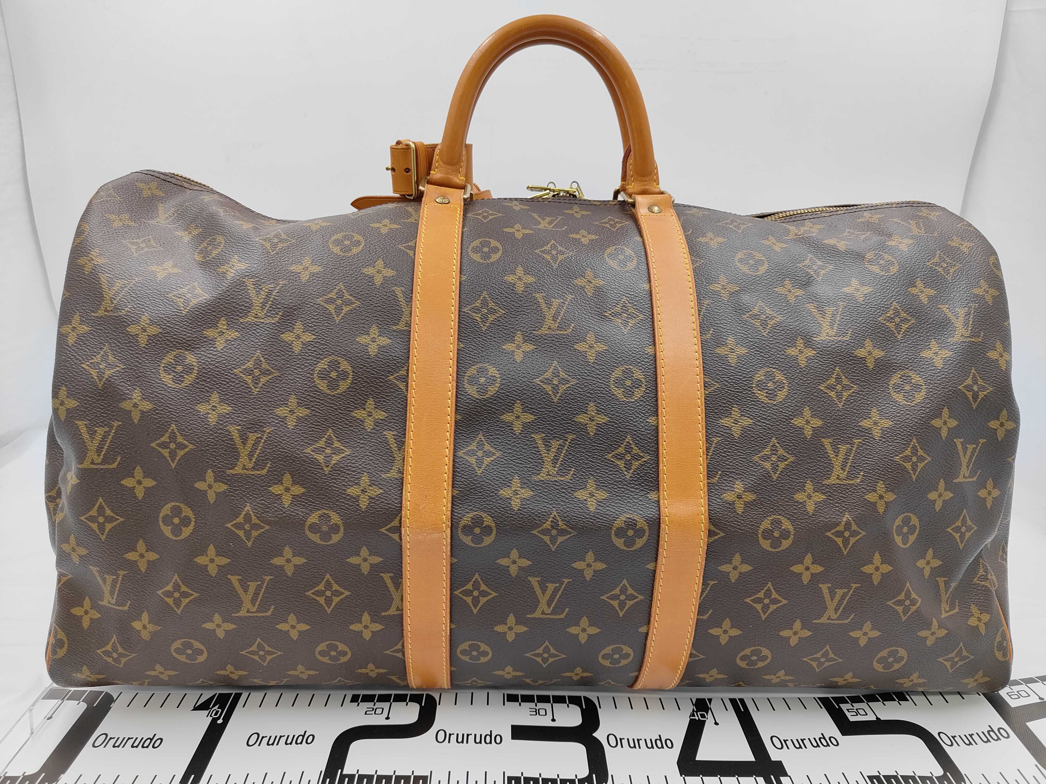 Keepall Bandoulière 55 with strap and padlock M41414 SD0995 USA Louis Vuitton Monogram Boston bag — view 2