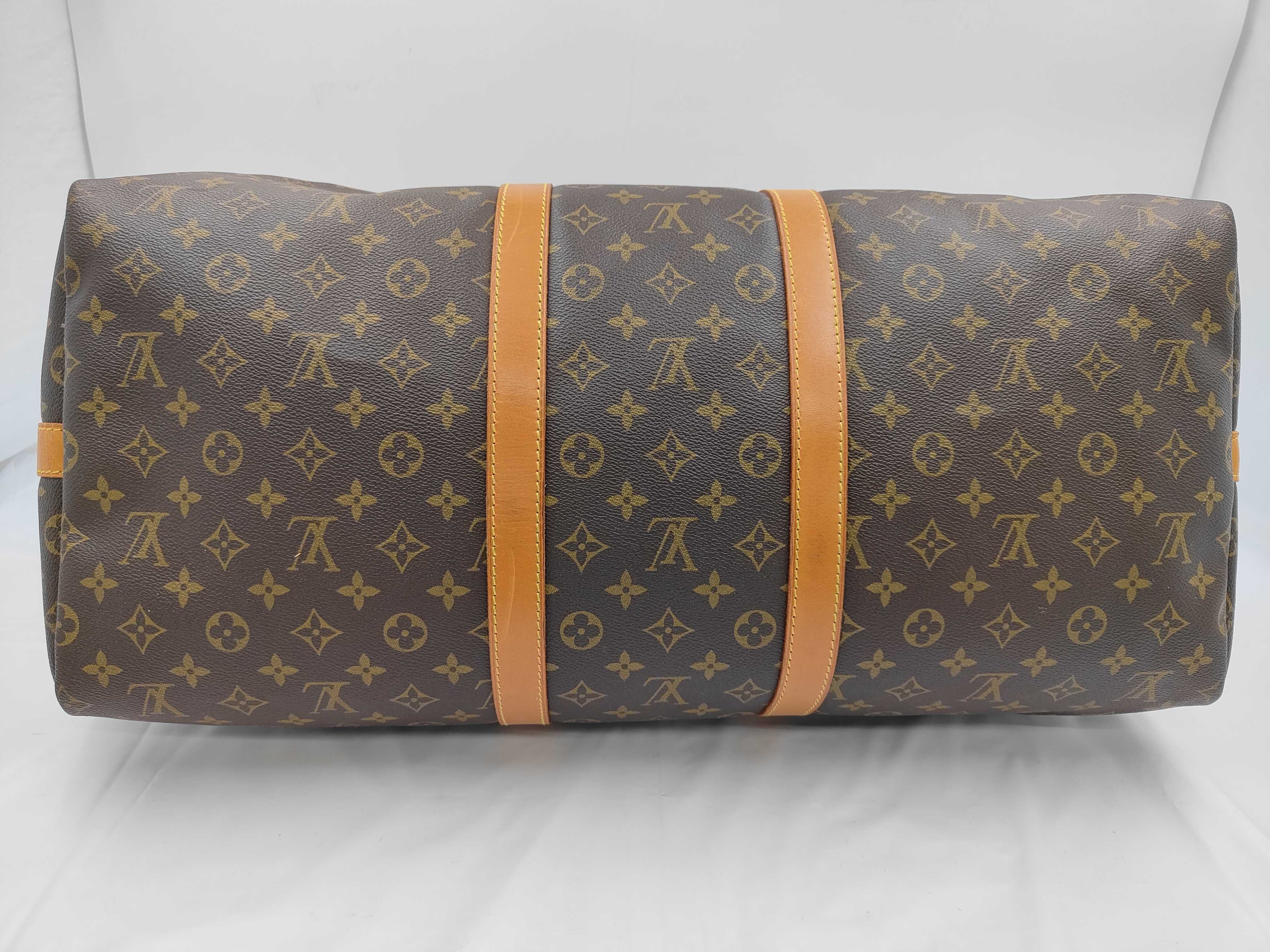 Keepall Bandoulière 55 with strap and padlock M41414 SD0995 USA Louis Vuitton Monogram Boston bag — view 9