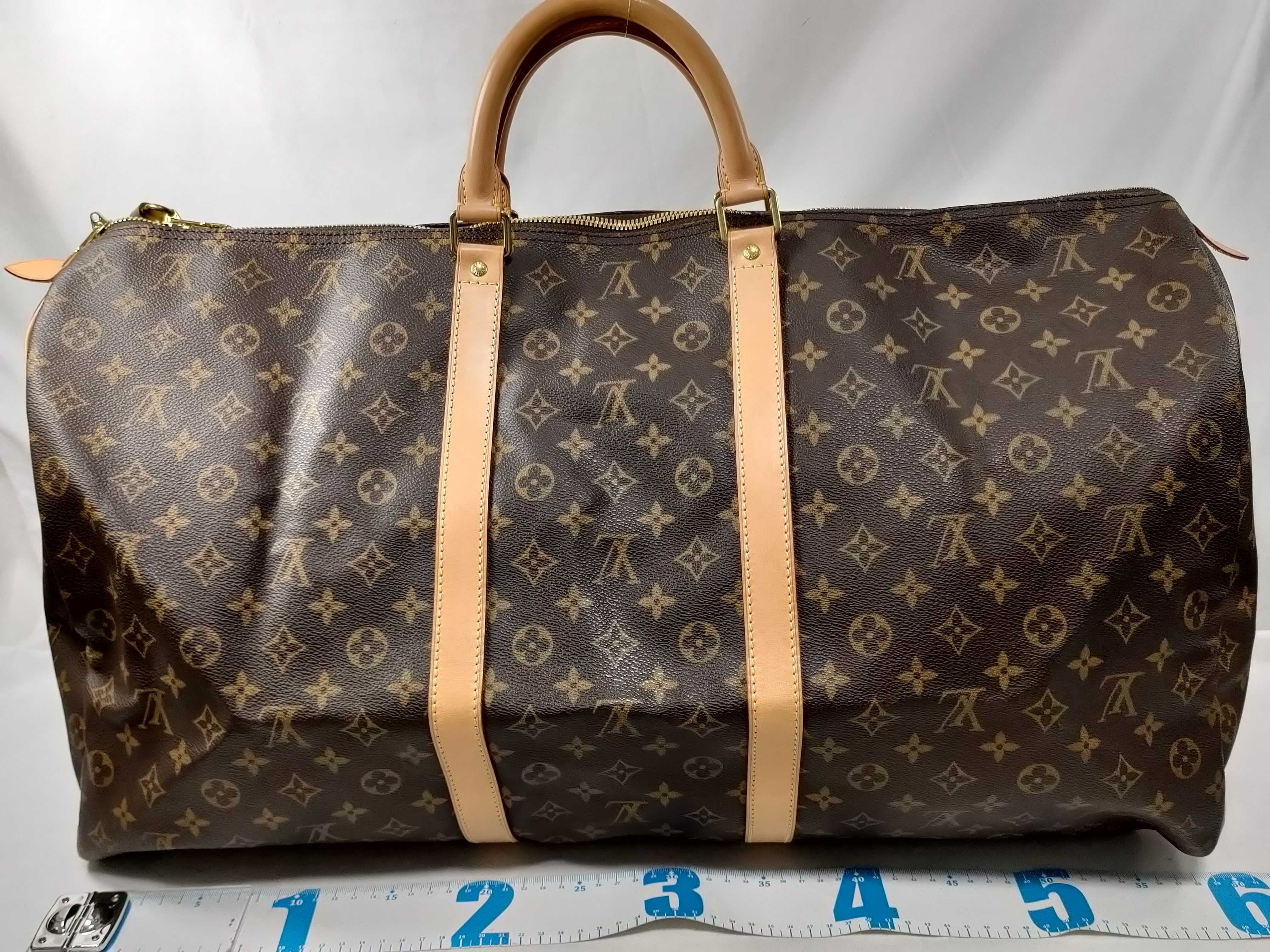 Monogram Keepall 60 M41422 FL0090 Boston Bag — view 2