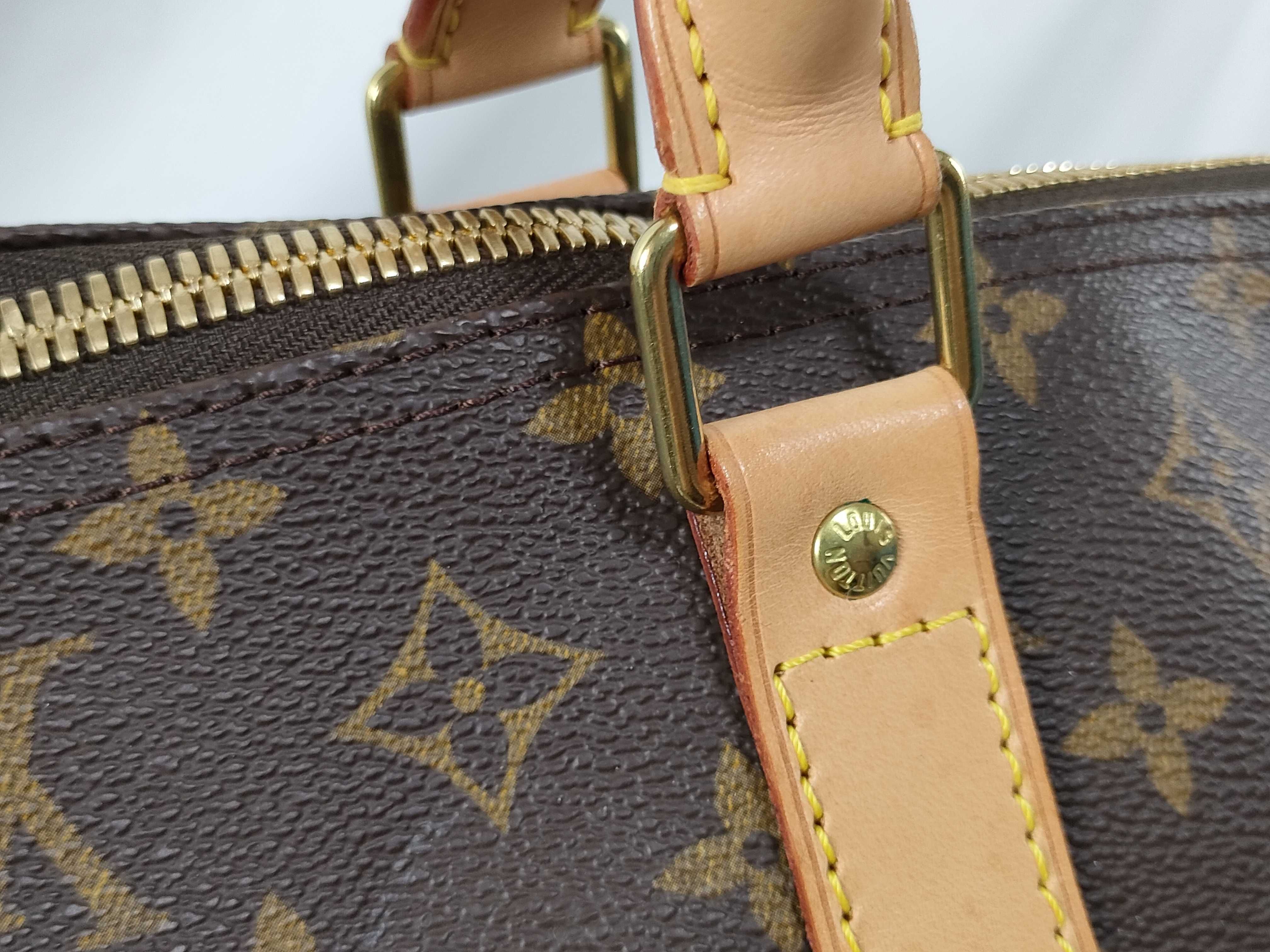 Monogram Keepall 60 M41422 FL0090 Boston Bag — view 4