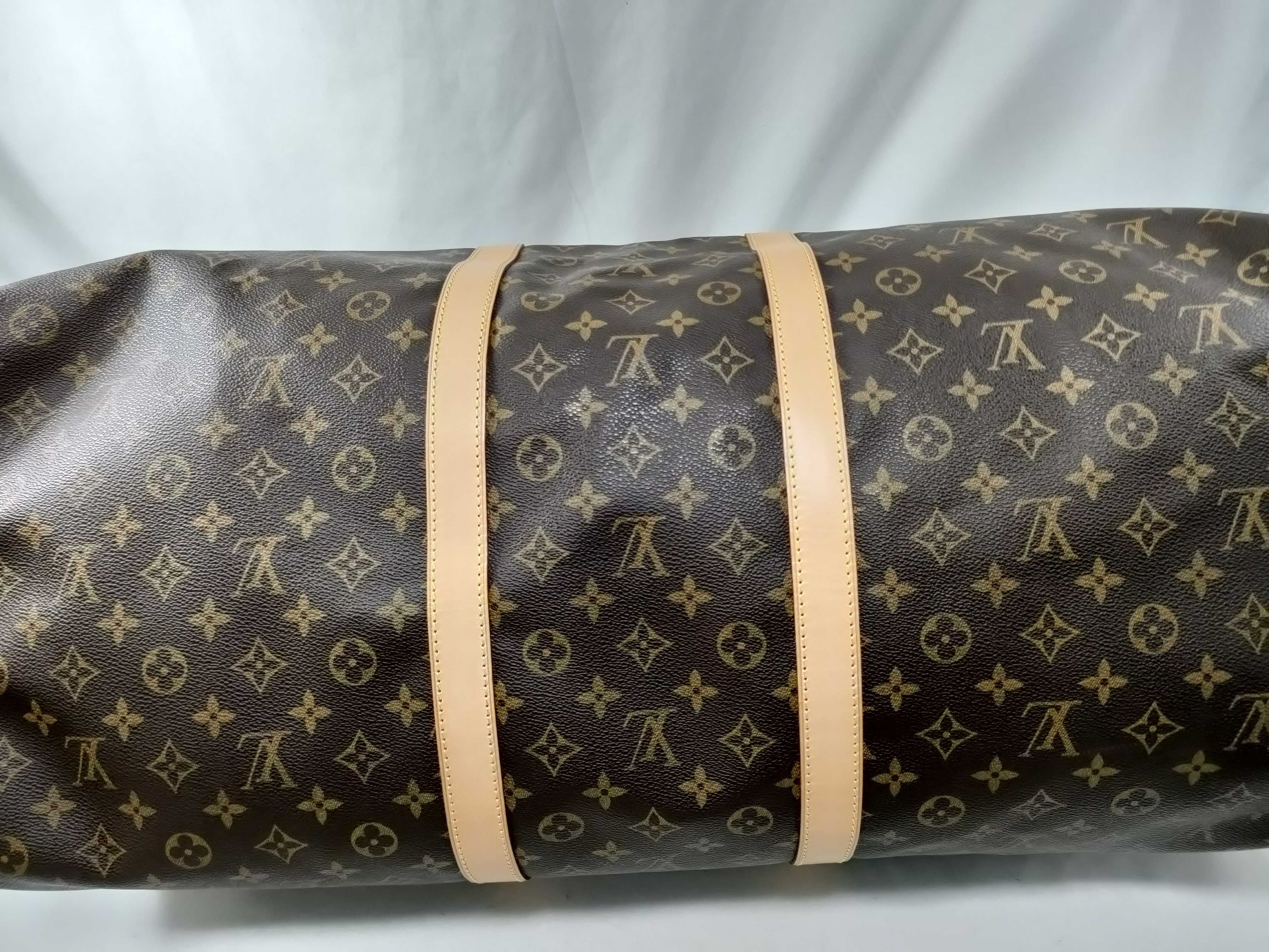 Monogram Keepall 60 M41422 FL0090 Boston Bag — view 9