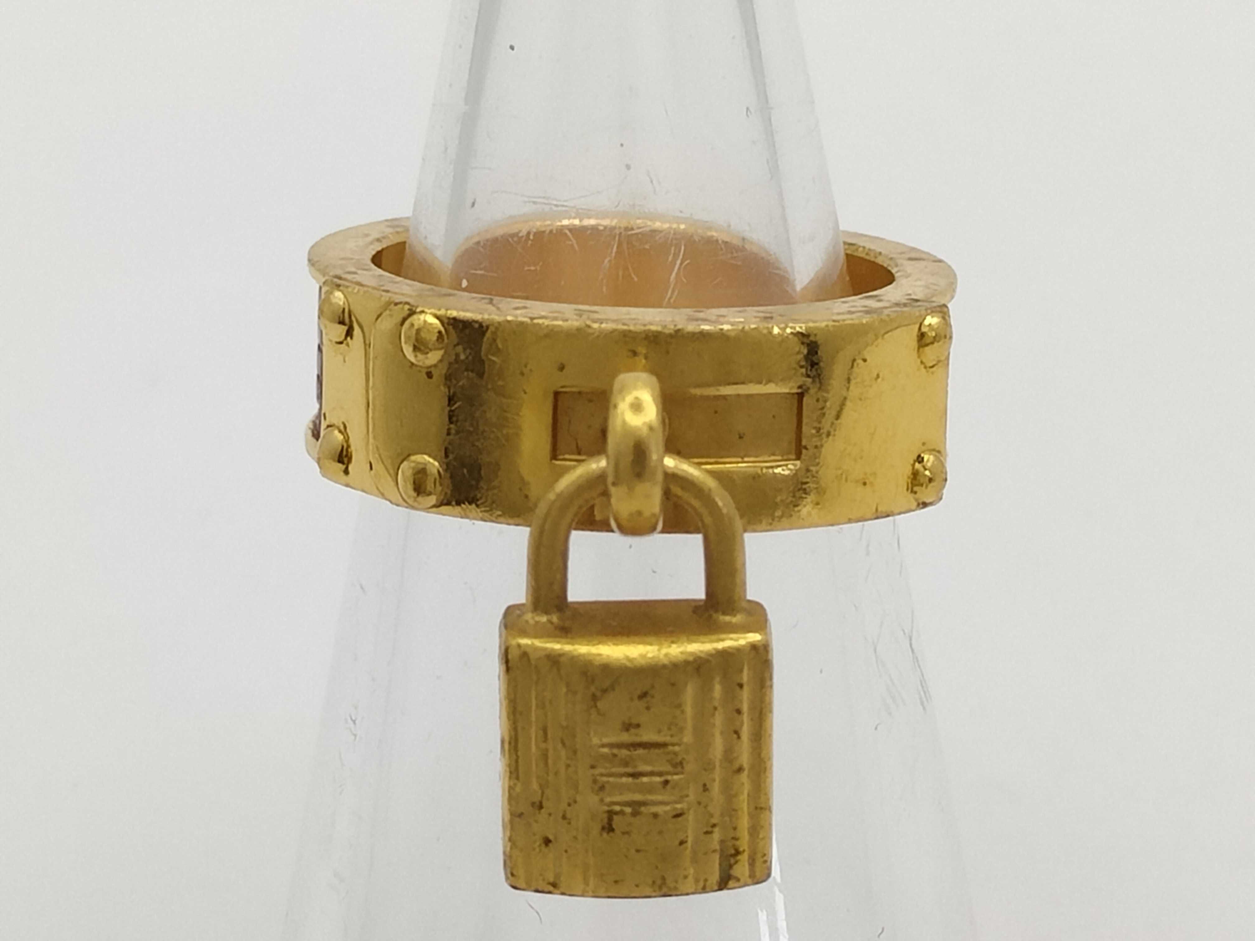 Kelly Ring, Gold and Red, Size 62