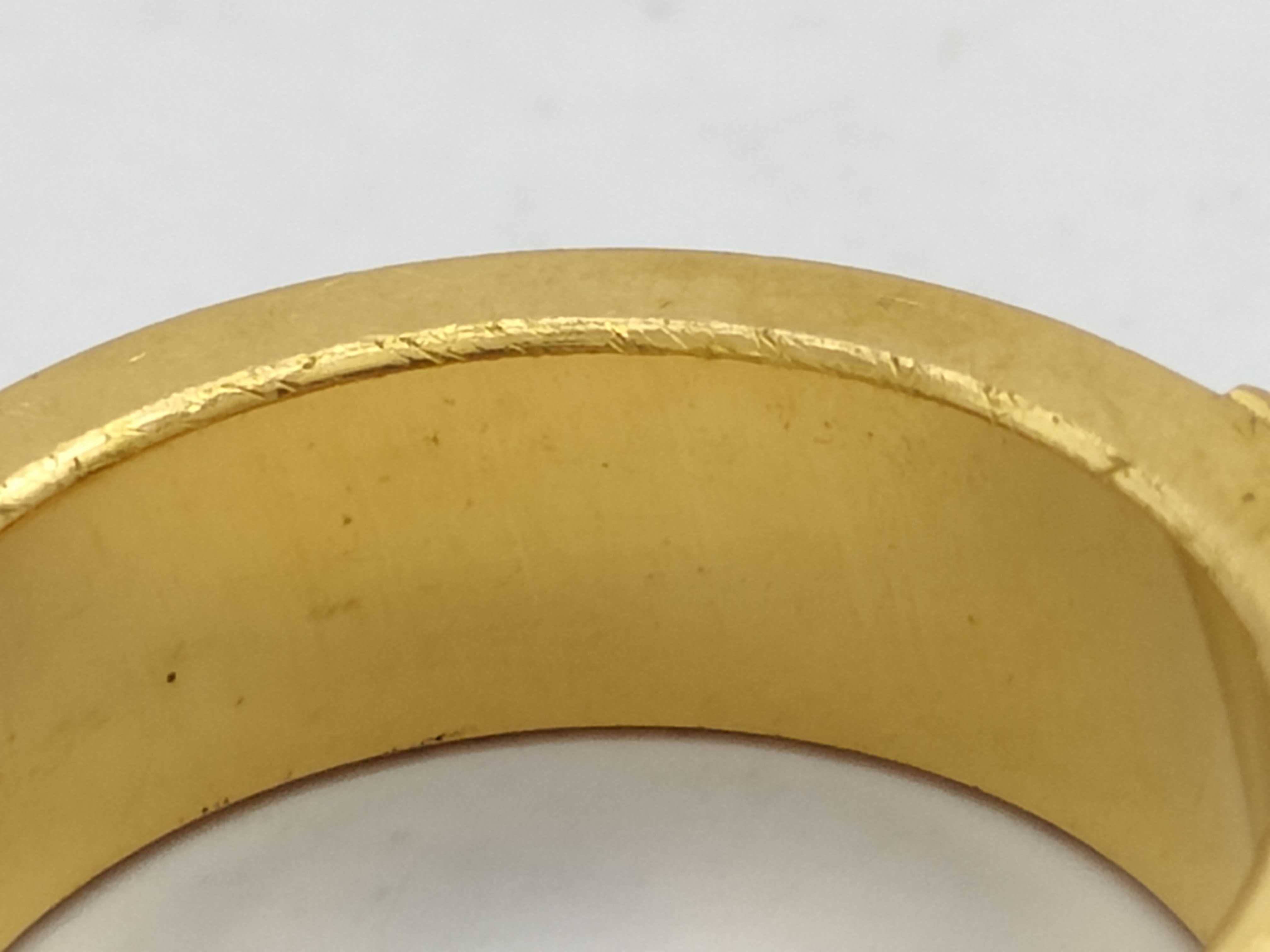 Kelly Ring, Gold and Red, Size 62 — view 11