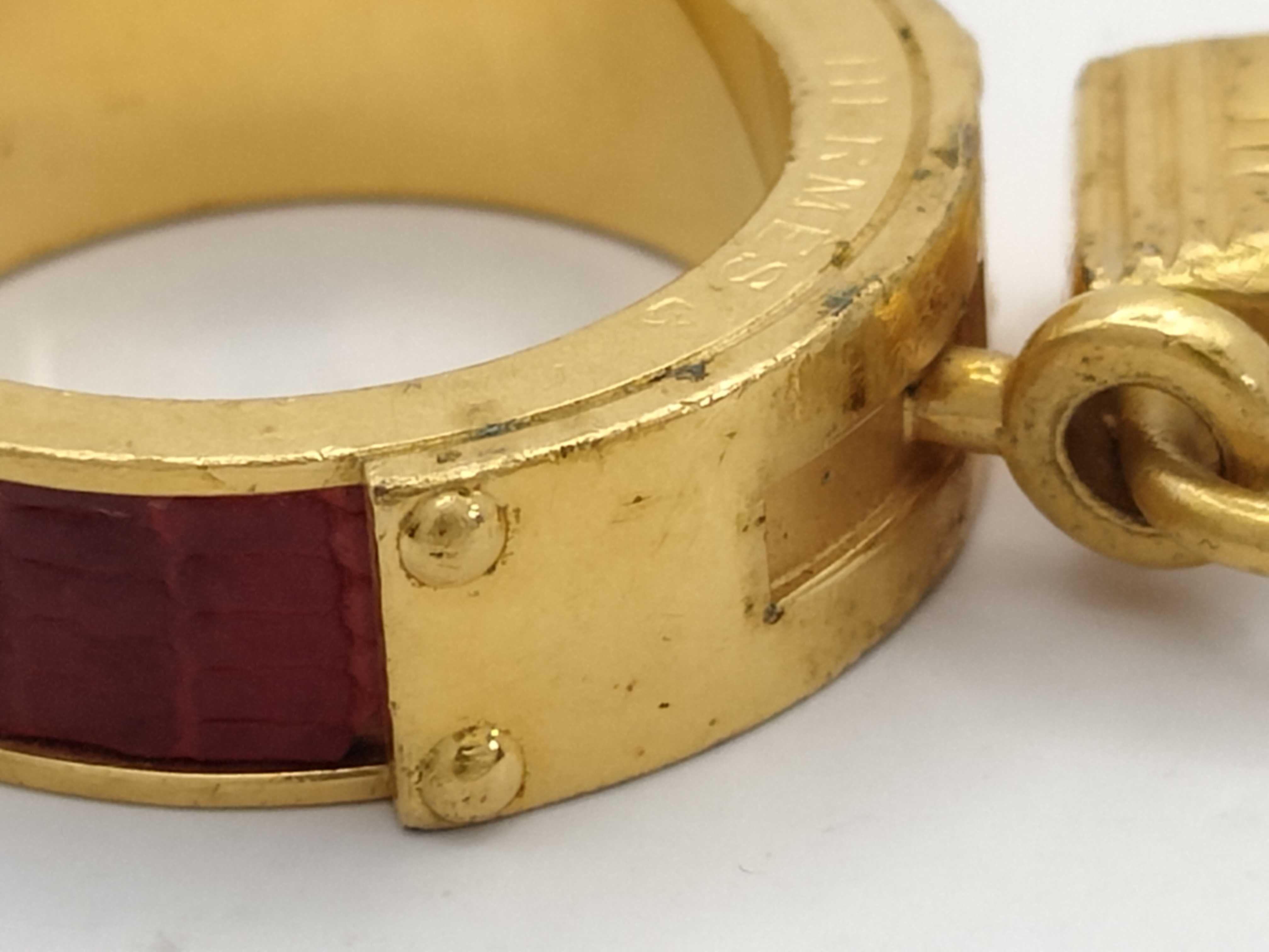 Kelly Ring, Gold and Red, Size 62 — view 12
