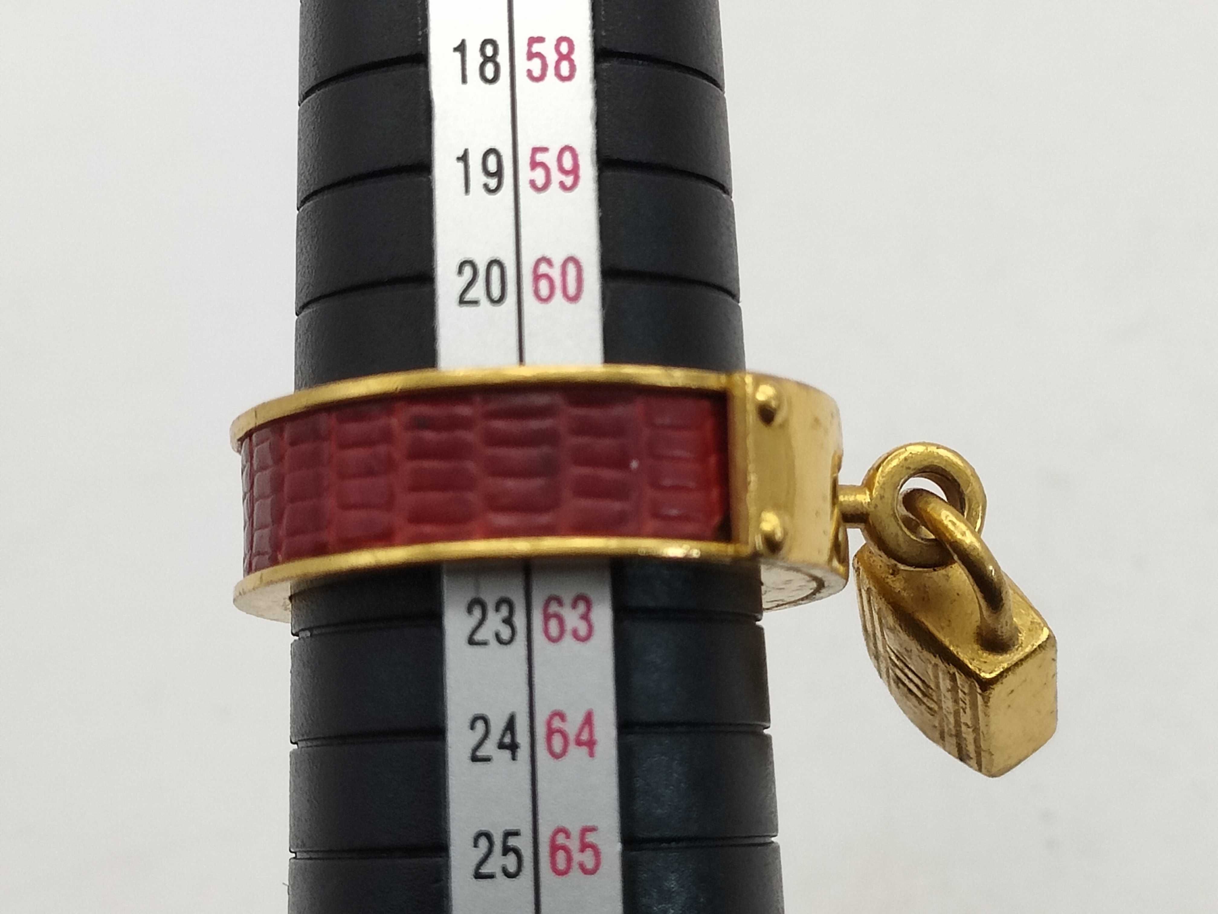 Kelly Ring, Gold and Red, Size 62 — view 13