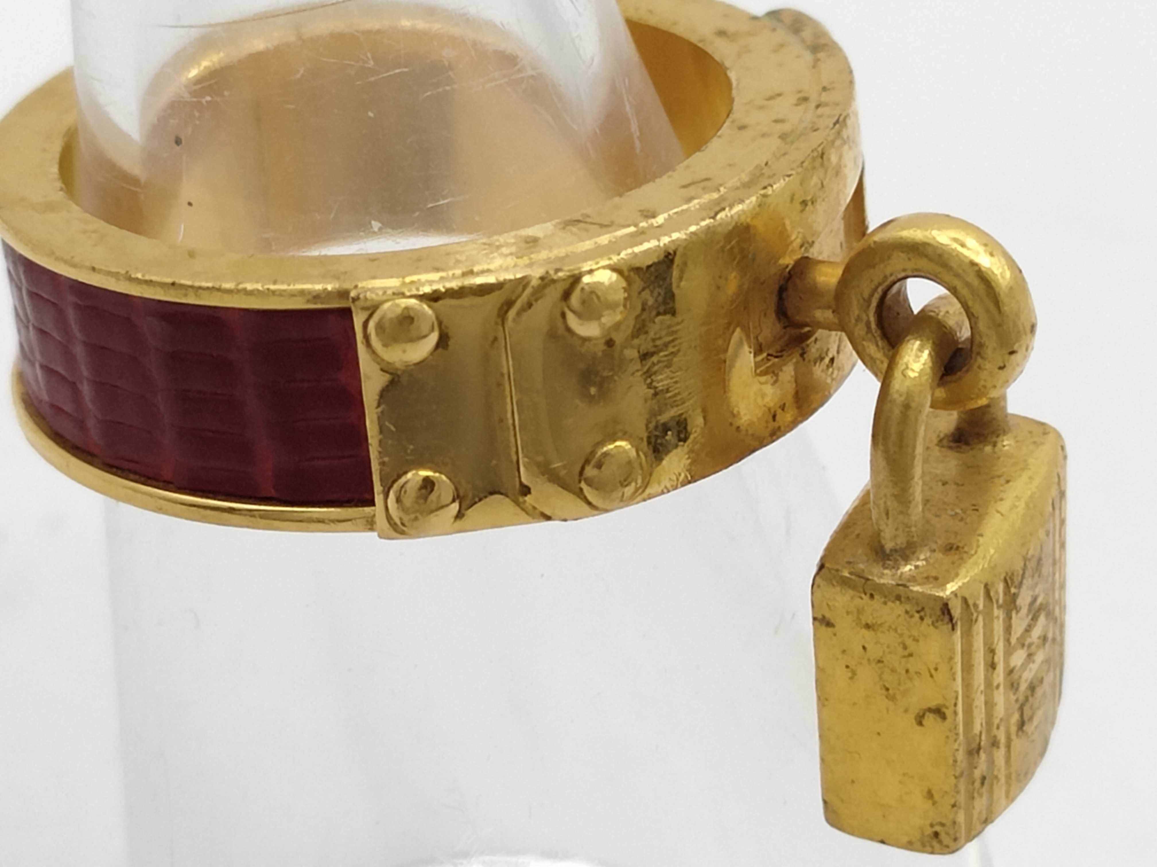 Kelly Ring, Gold and Red, Size 62 — view 3