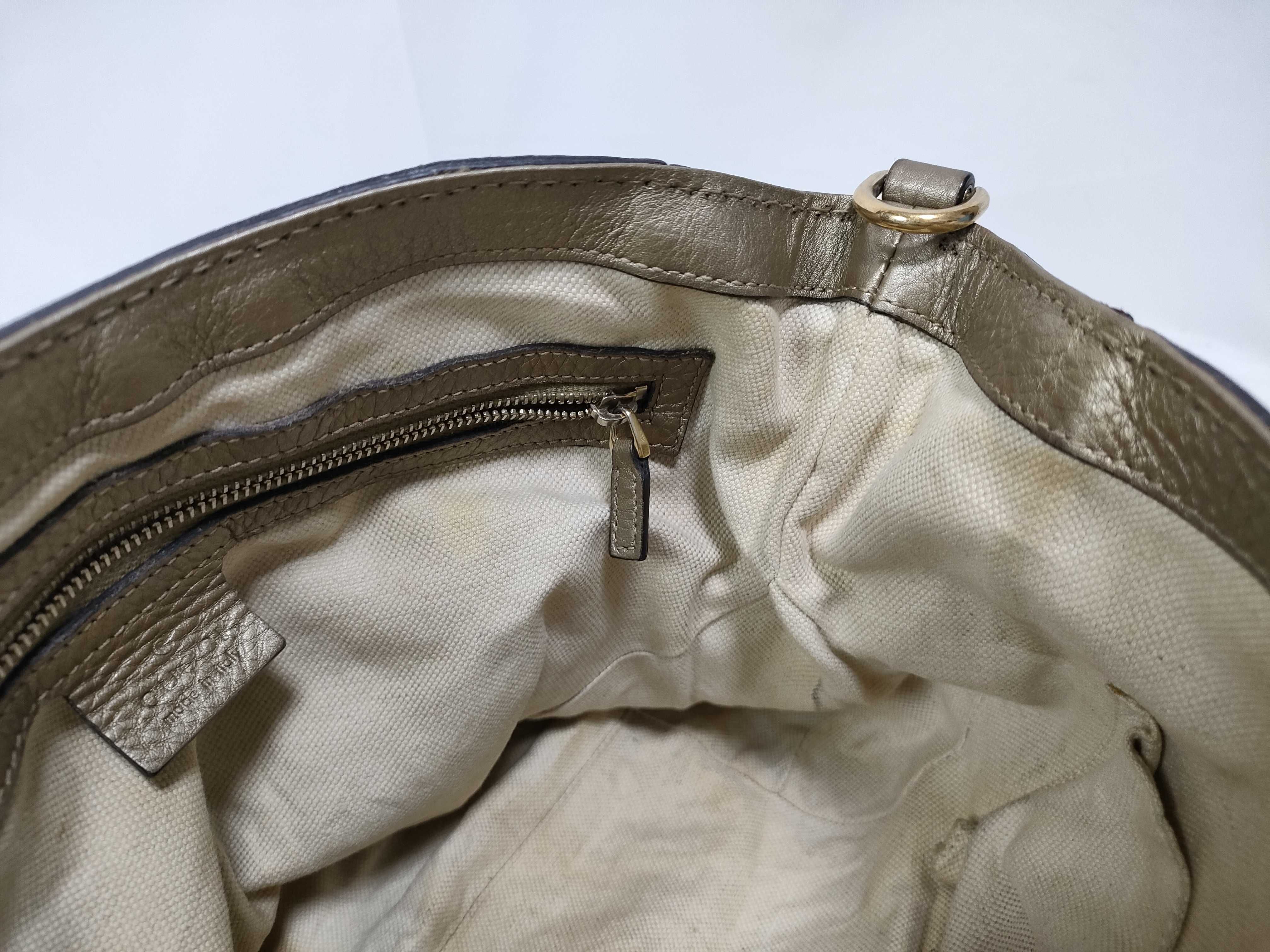 Gold Canvas Vintage Bamboo Skiing Waist Bag Shoulder Bag — view 12