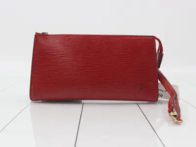 Pochette Accessoires Carmine Castilian Red Accessory Pouch