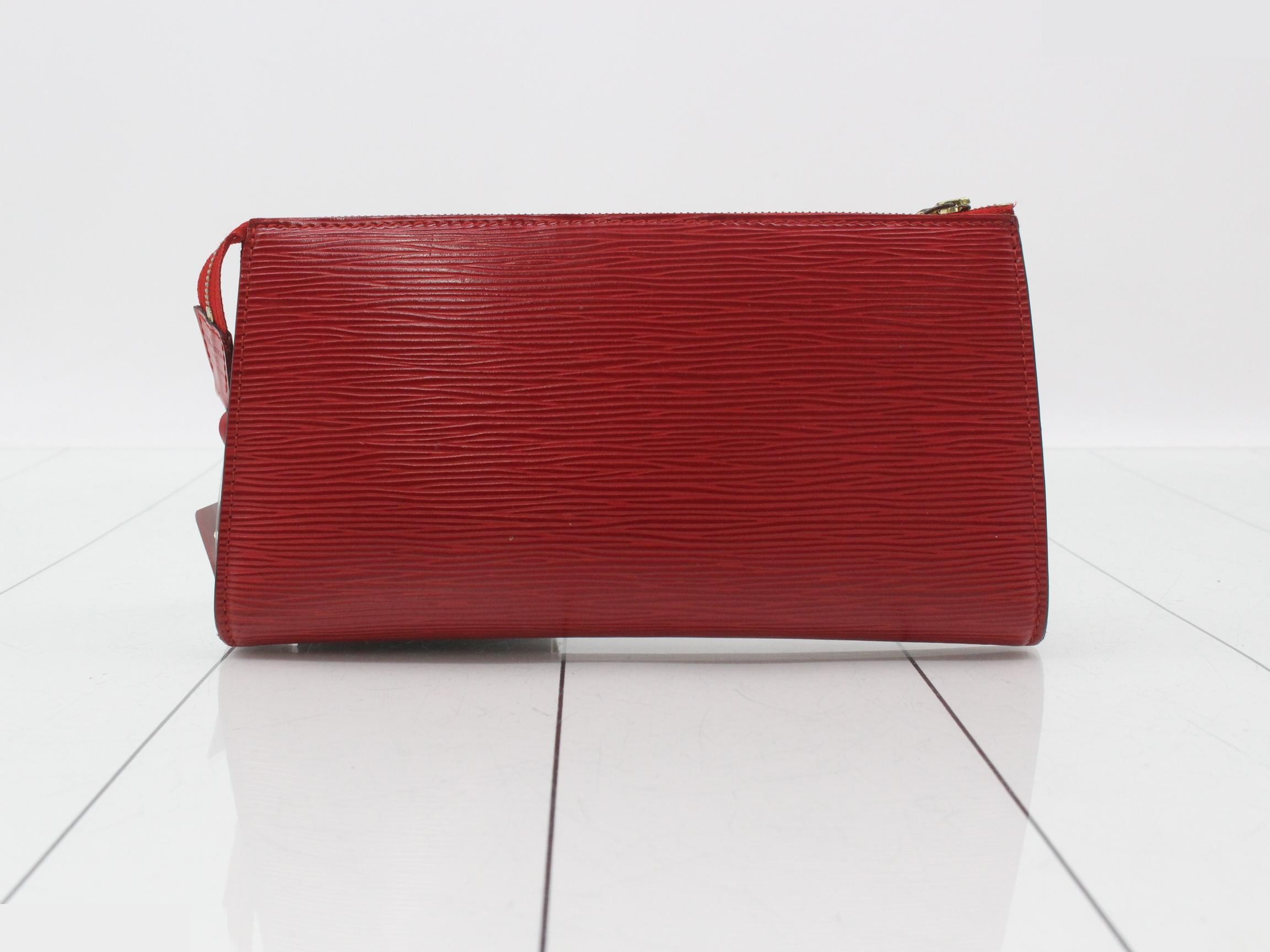 Pochette Accessoires Carmine Castilian Red Accessory Pouch — view 2