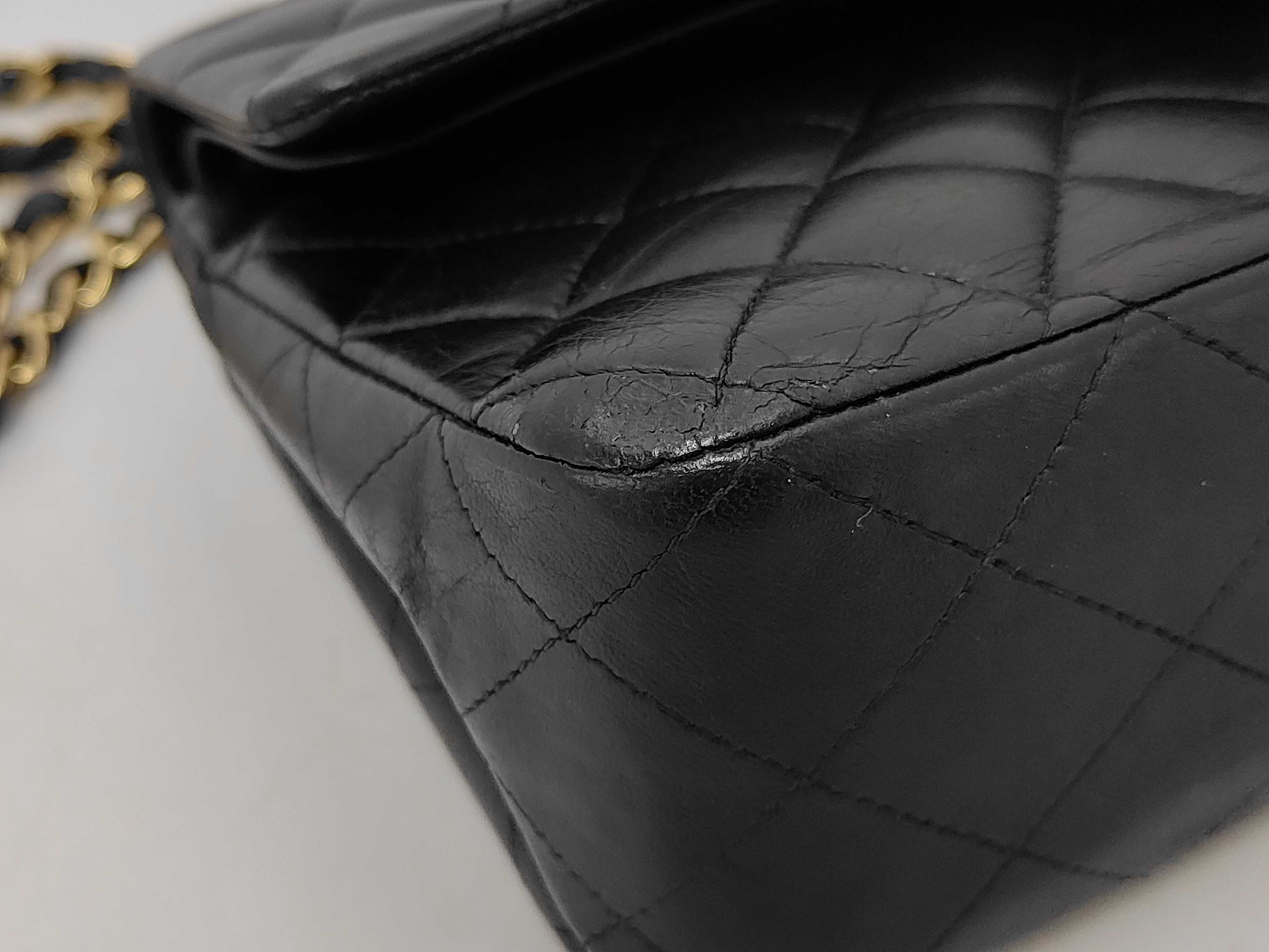 Matelassé Lambskin Classic Flap Chain Shoulder Bag (with original seal, serial number in the 10s) — view 7