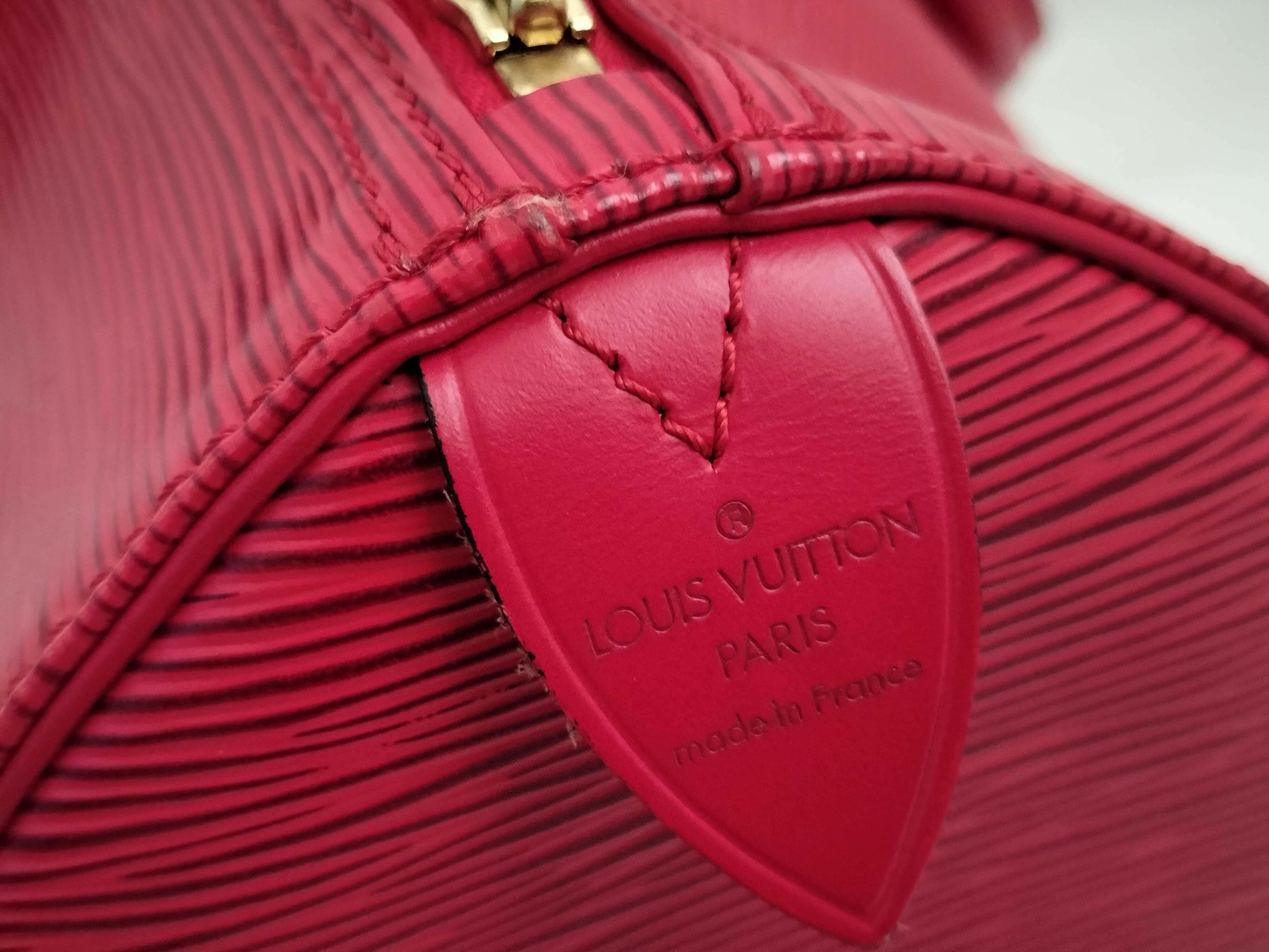 Epi Speedy Red Handbag — view 12