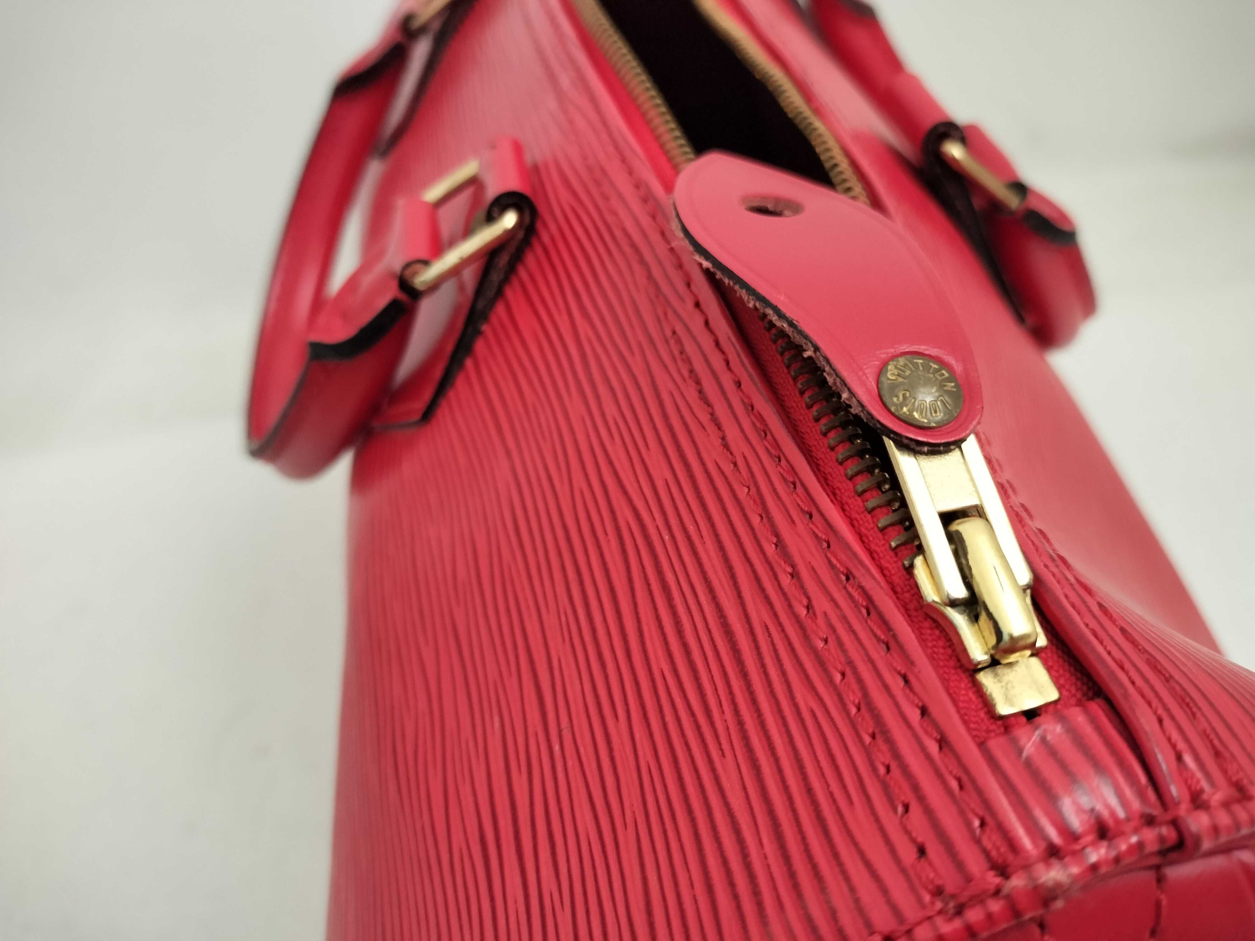 Epi Speedy Red Handbag — view 13