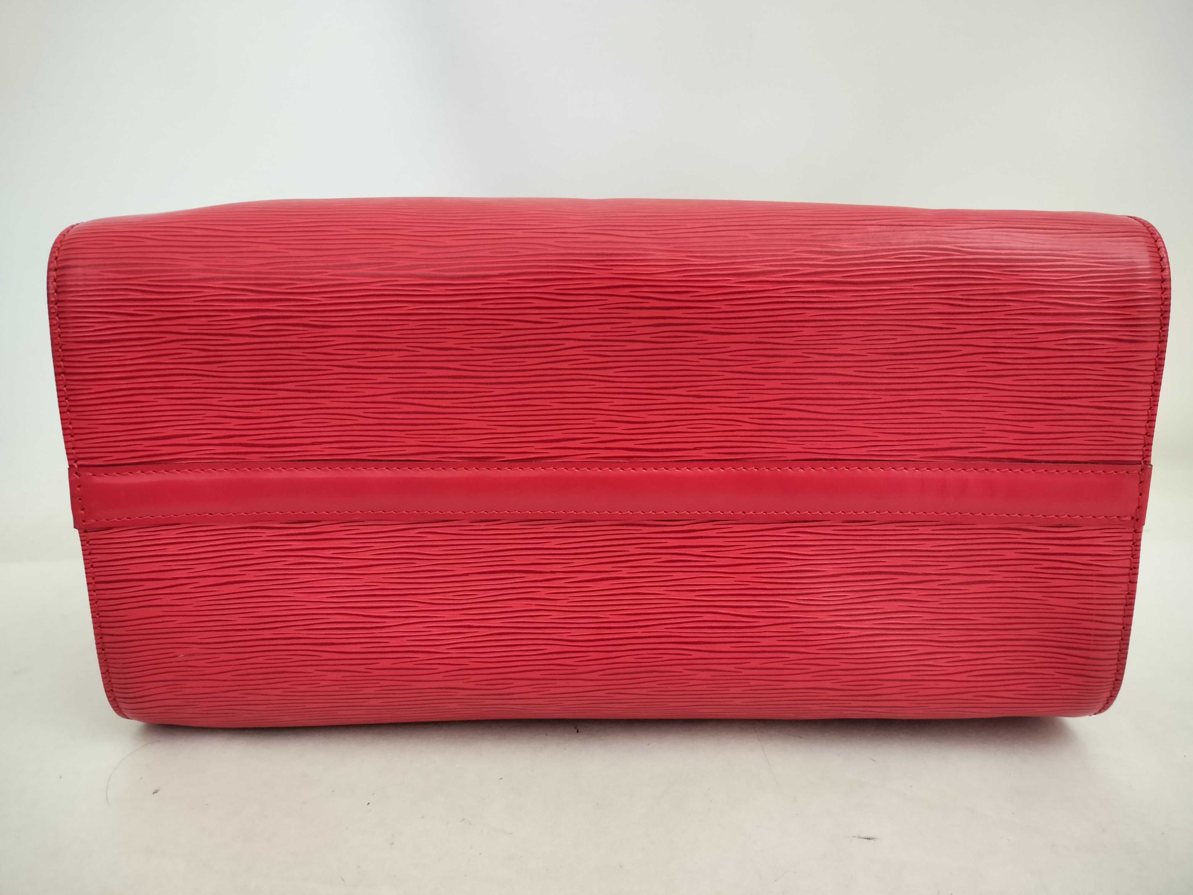 Epi Speedy Red Handbag — view 8