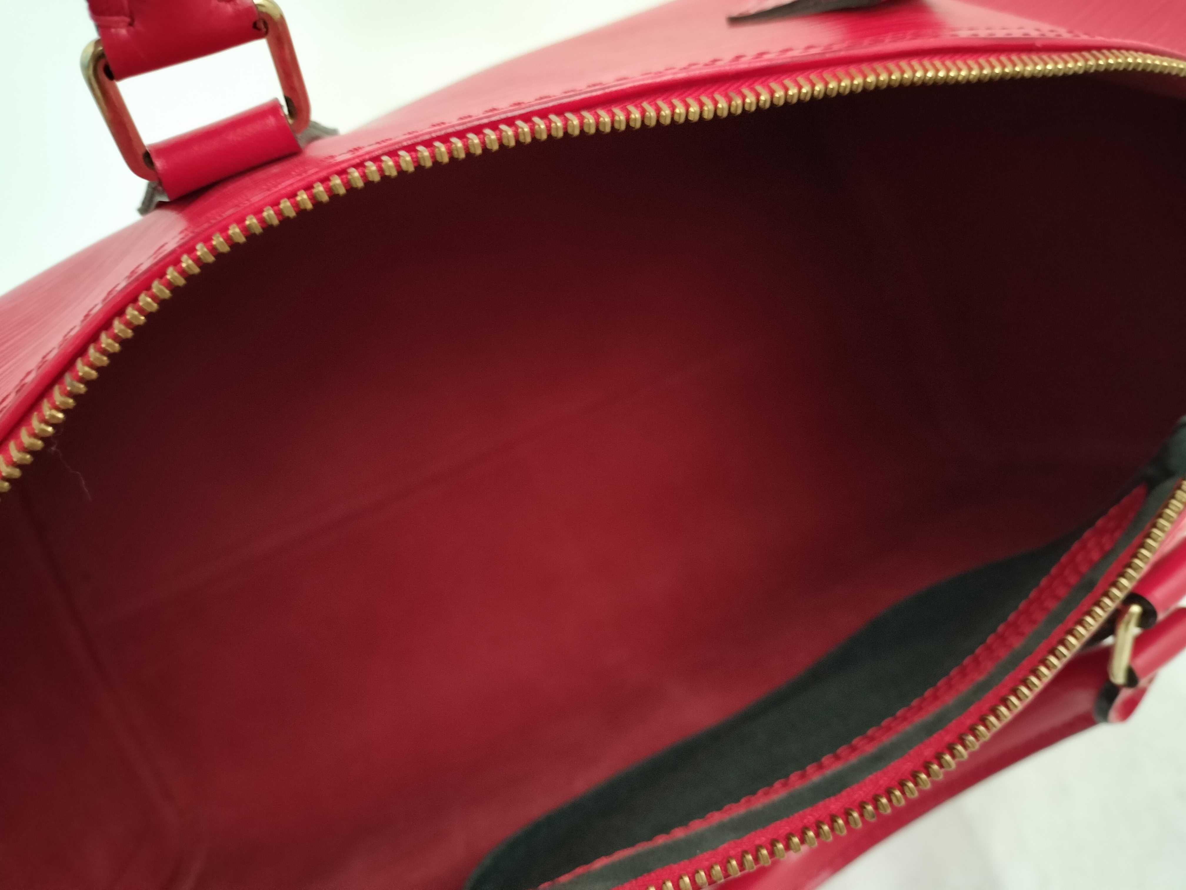 Epi Speedy Red Handbag — view 10
