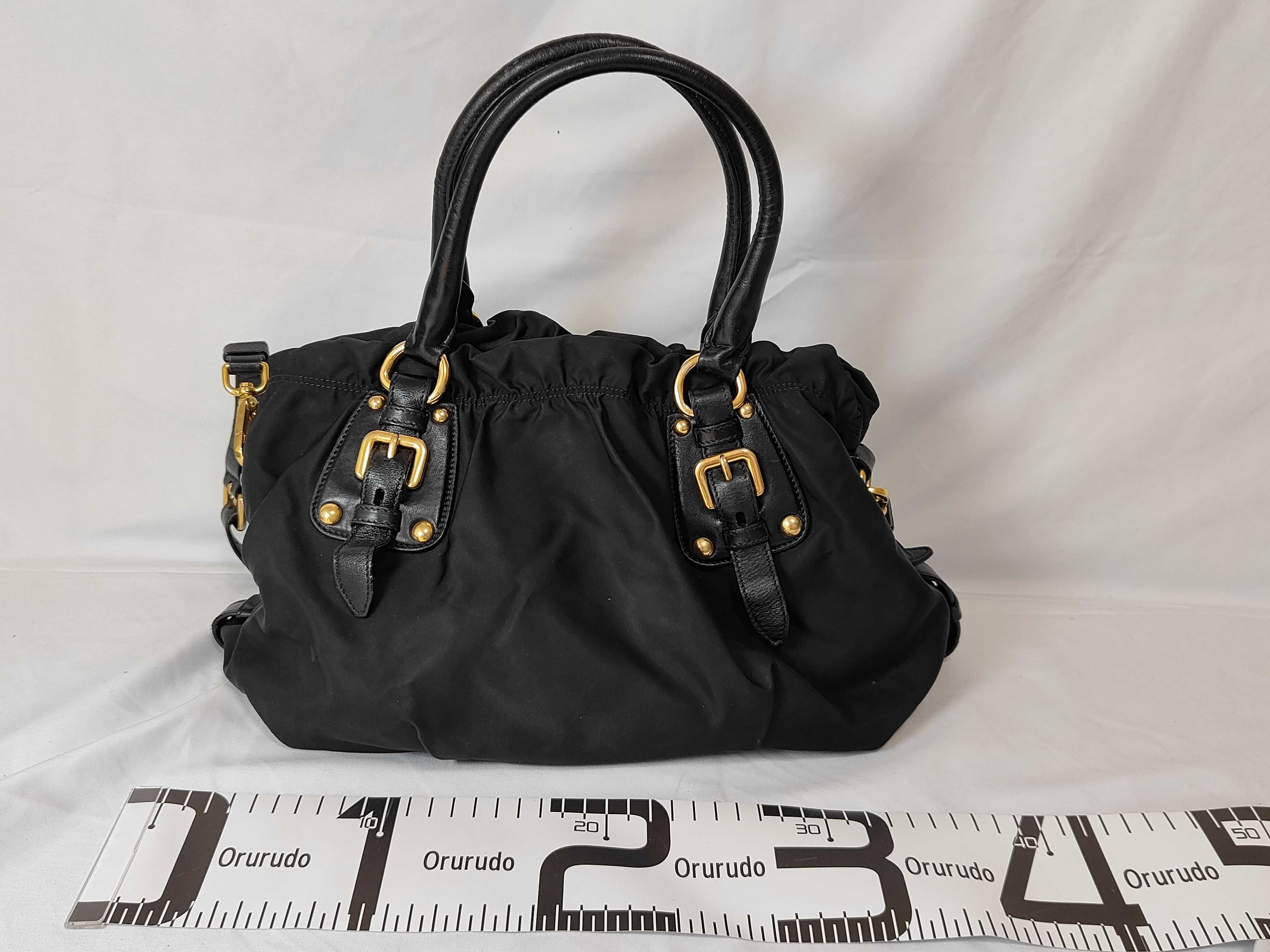 Tessuto Pocono Nylon Gaufre 2-Way Tote Shoulder Bag (Handbag) — view 2